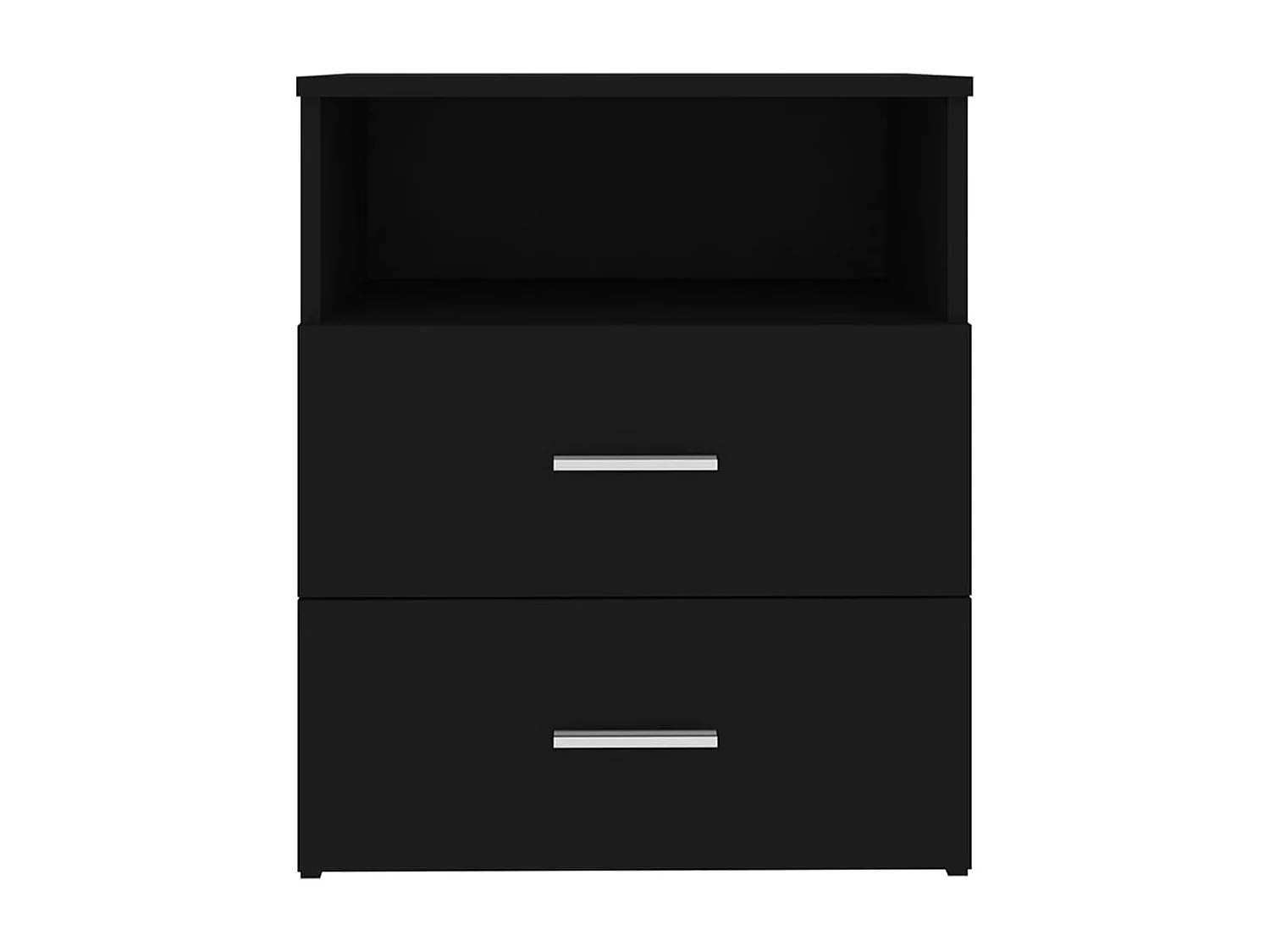 Oldenzaal  Tables de chevet 2 pcs Noir 50x32x60 cm