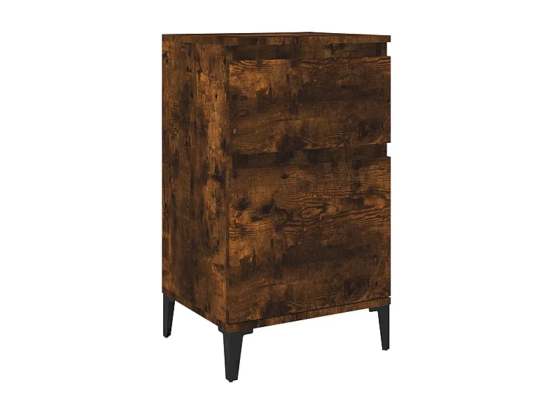 Amite  Nachtkastje 40x35x70 cm gerookt eikenkleurig