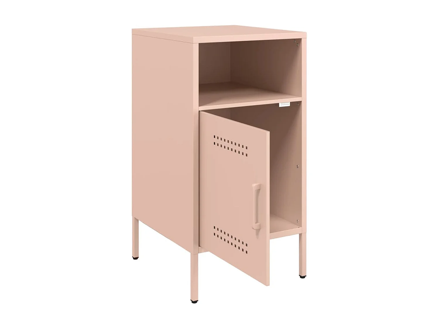 Channelview  Tables de chevet 2 pcs rose 36x39x68 cm acier