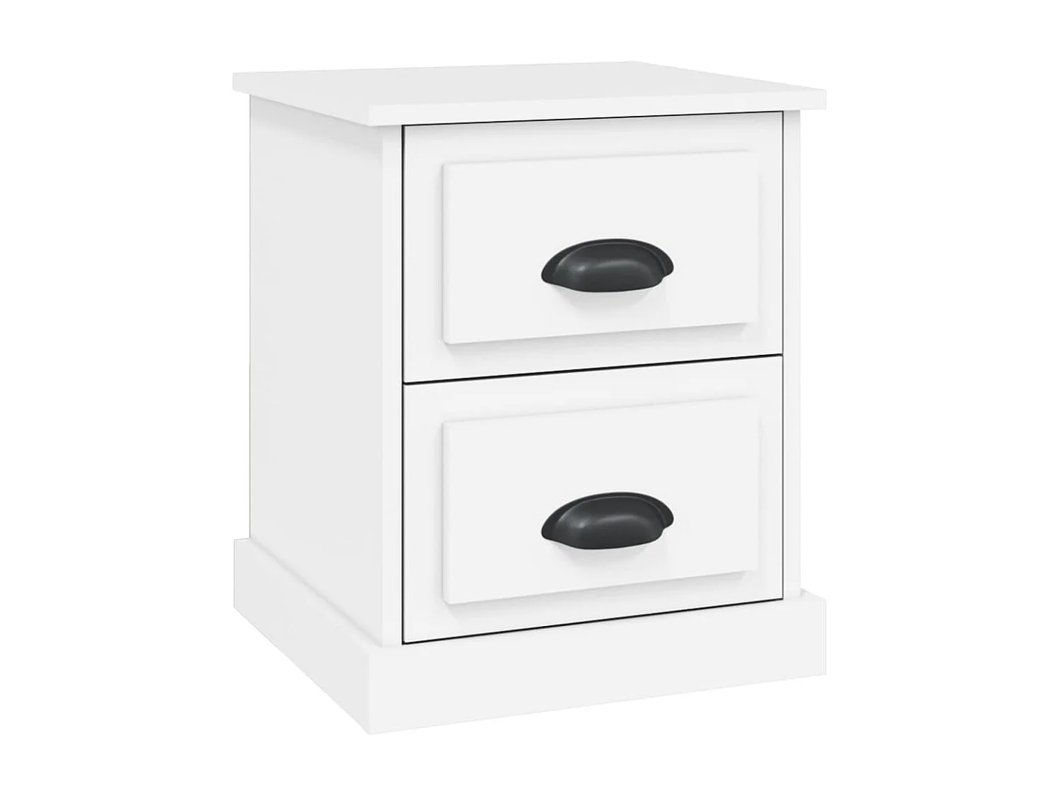 Arras  Table de chevet blanc 39x39x47,5 cm bois d’ingénierie