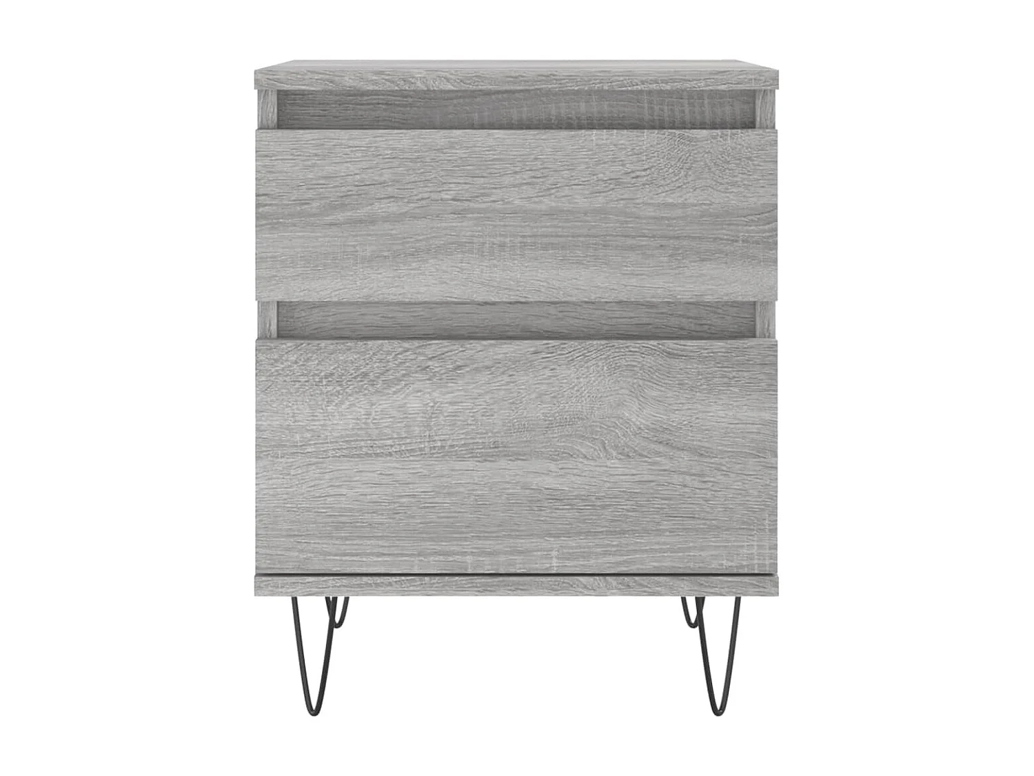 Ineke  Tables de chevet 2 pcs sonoma gris 40x35x50 cm bois ingénierie