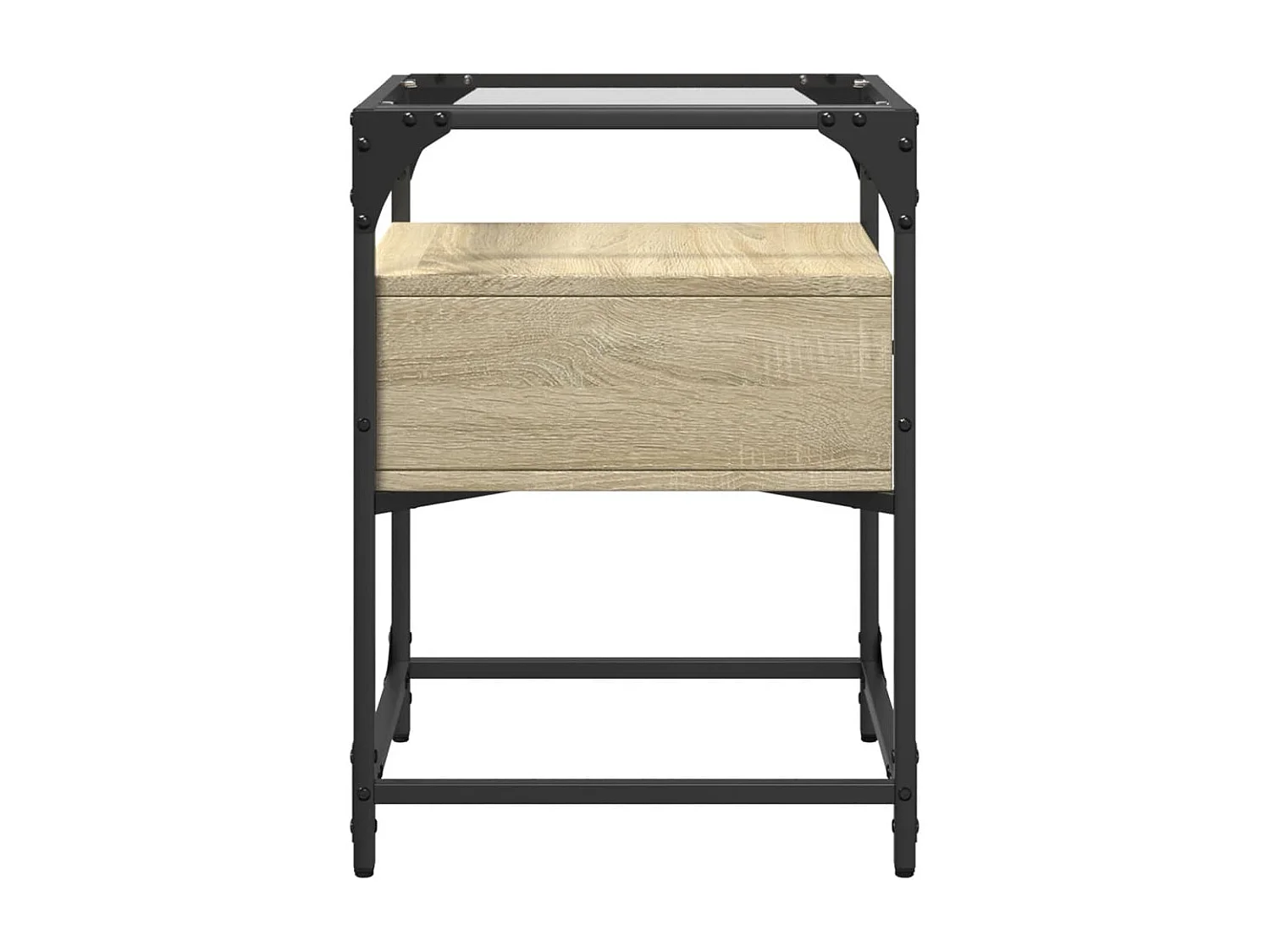 Kirsi  Tables de chevet 2 pcs chêne sonoma 40x40x55 cm bois ingénierie