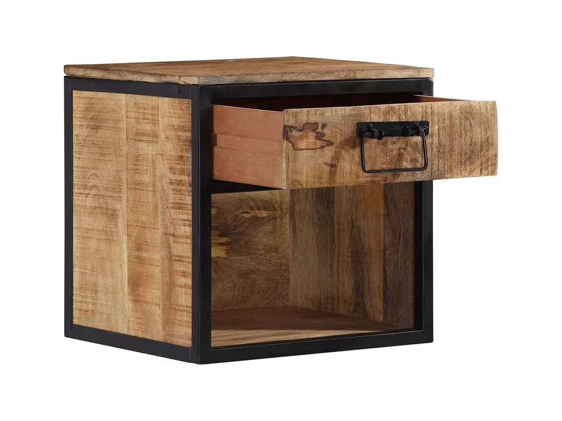 Garden Furniture -  Table de chevet 40x35x40 cm bois de manguier massif