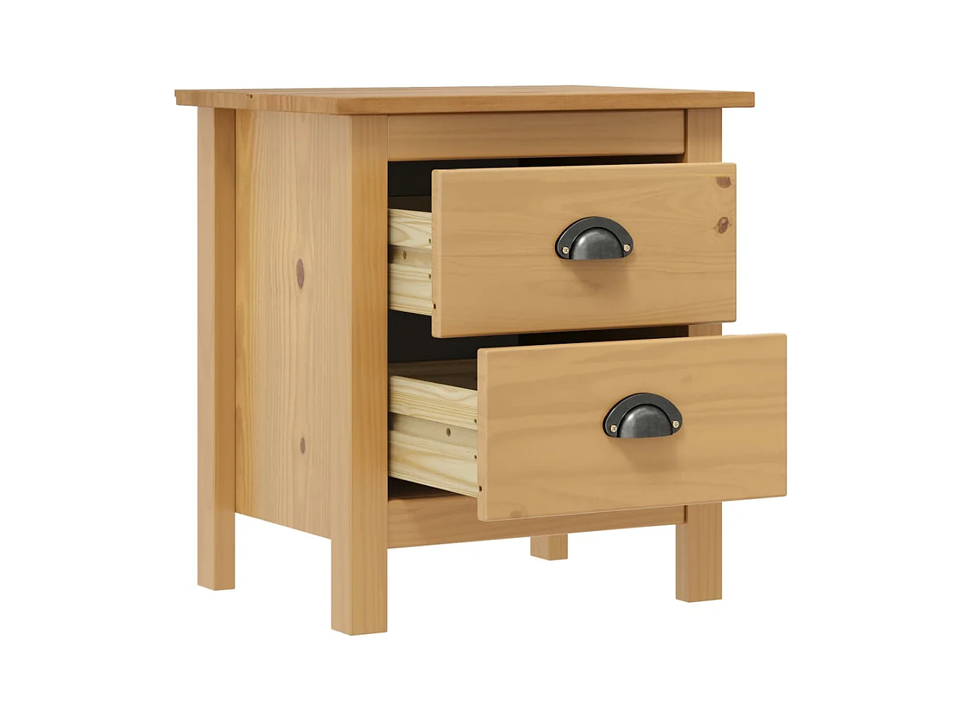 Jonathan  Table de chevet ll 46x35x49,5 cm Bois de pin solide