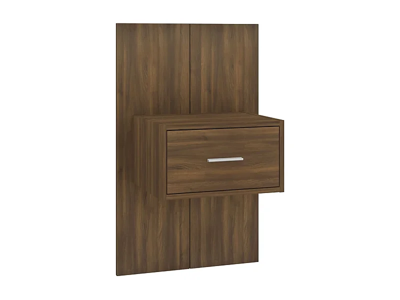 Saffira  Wand-Nachttisch Braun Eichen-Optik