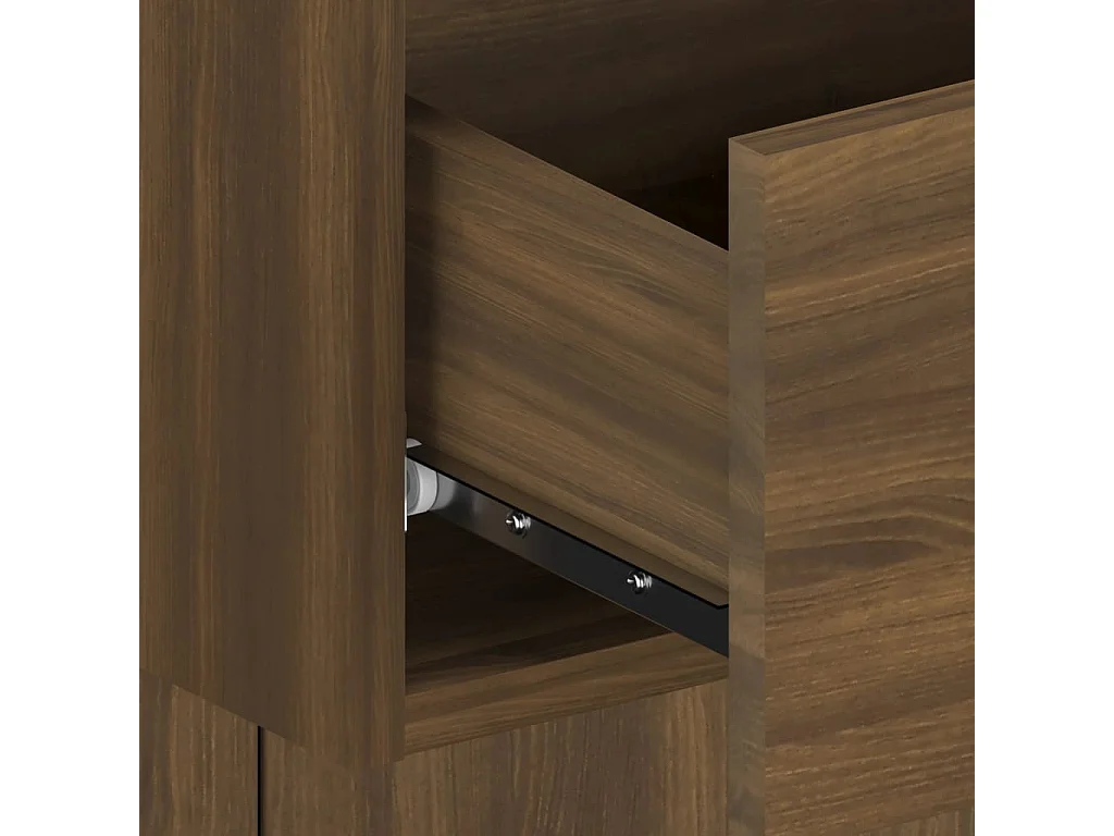 Saffira  Table de chevet murale Chêne marron