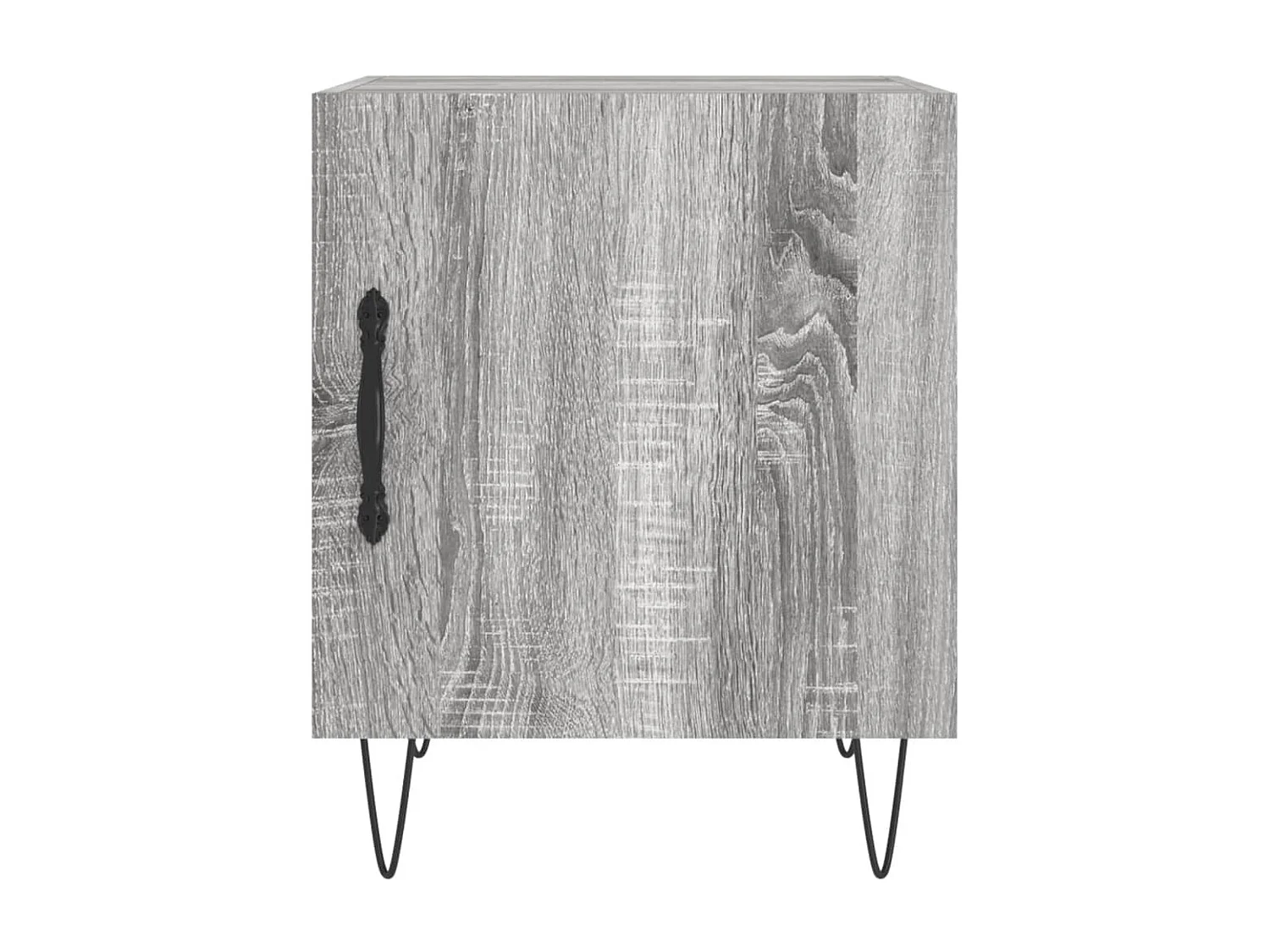 Corning  Table de chevet sonoma gris 40x40x50 cm bois d'ingénierie