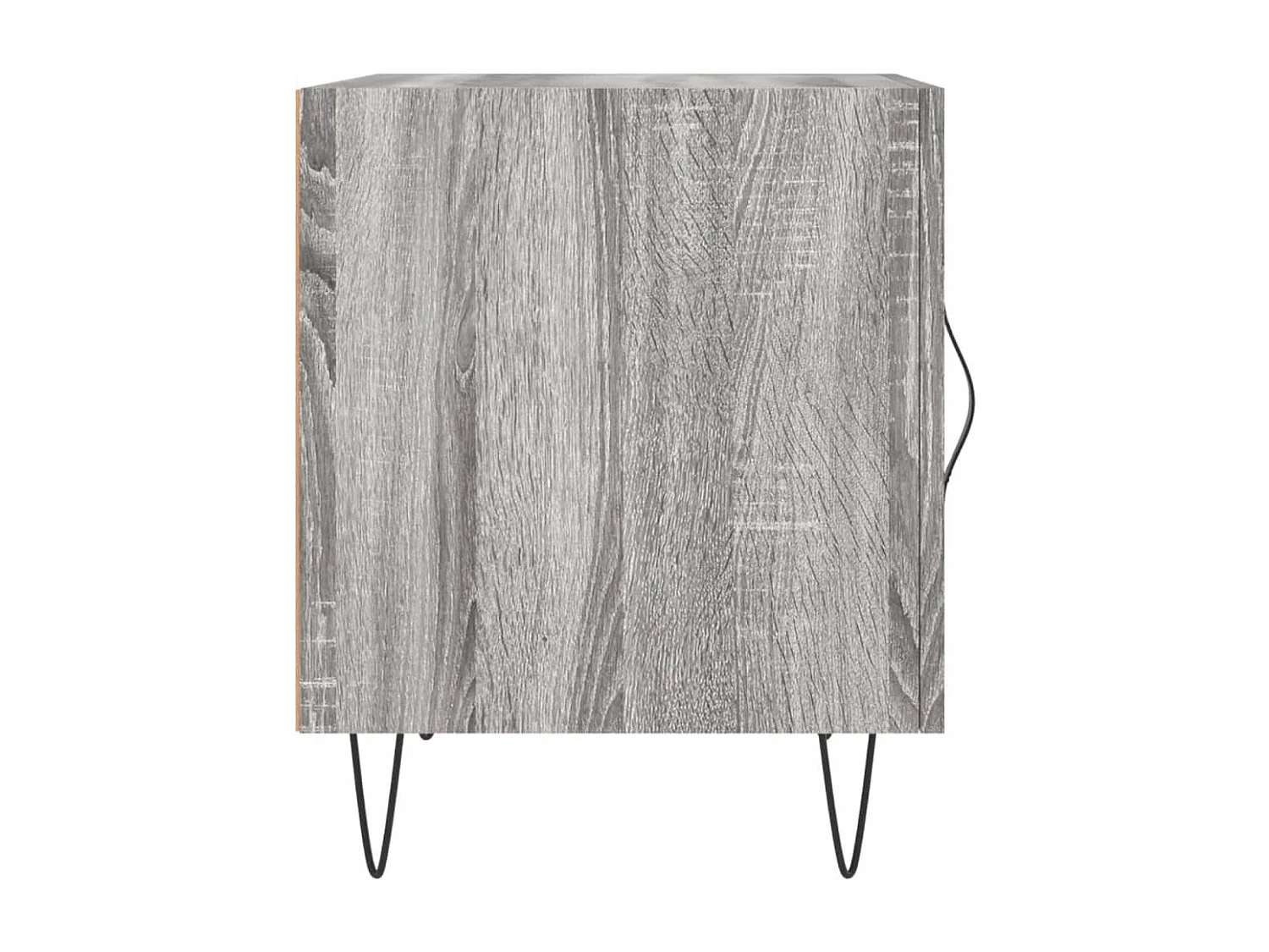 Corning  Table de chevet sonoma gris 40x40x50 cm bois d'ingénierie