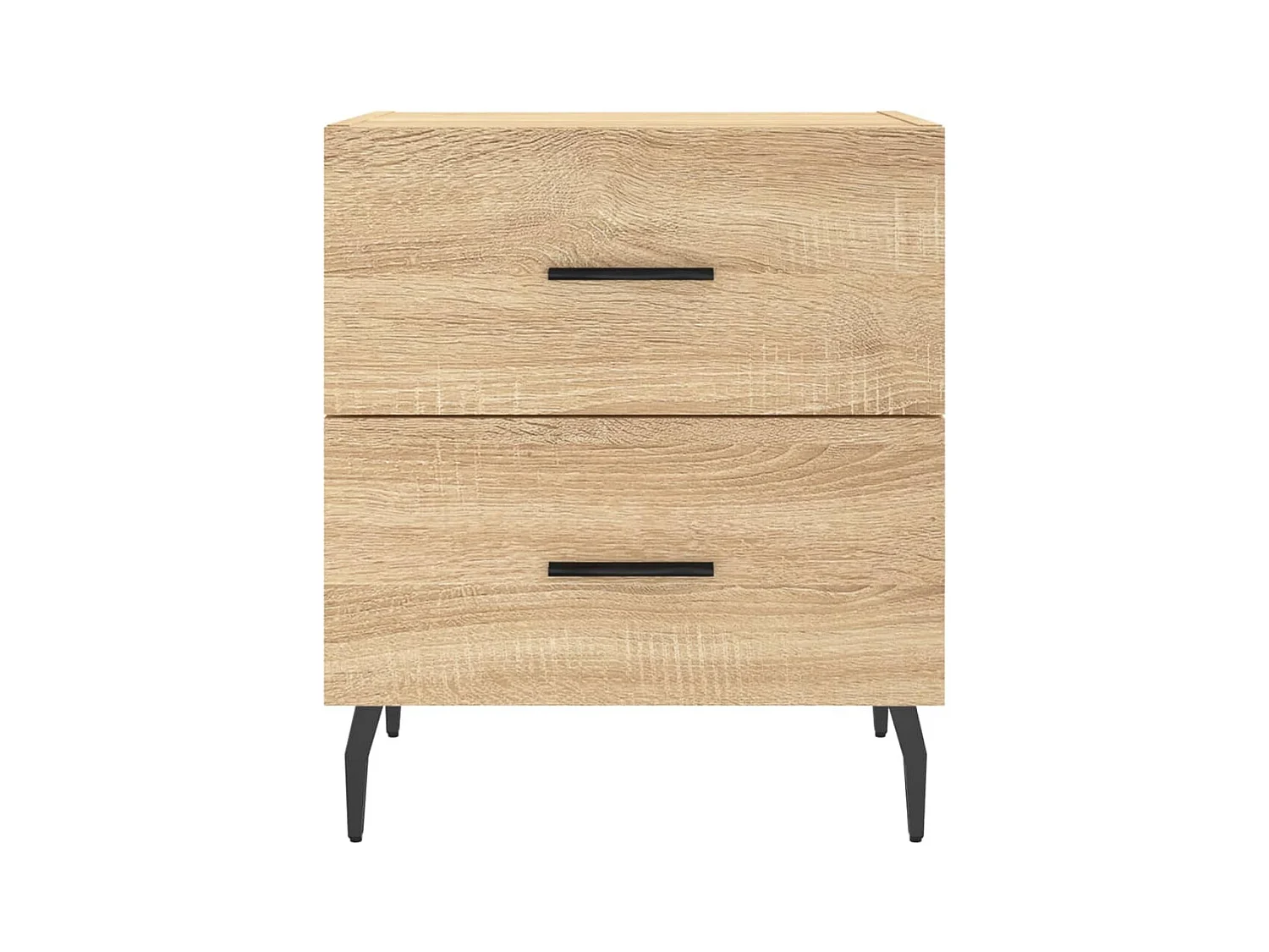 Brad John  Table de chevet chêne sonoma 40x35x47,5 cm bois d’ingénierie