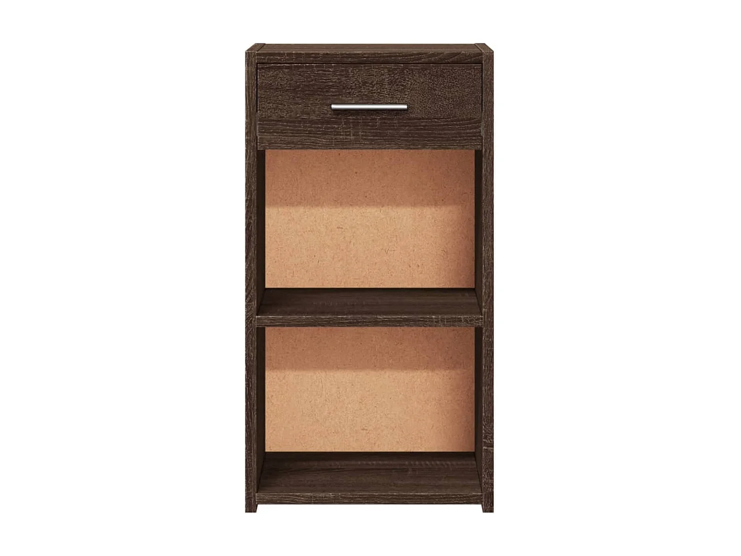 Ragna  Comodini 2 pz Rovere Marrone 35x34x65 cm in Legno Multistrato