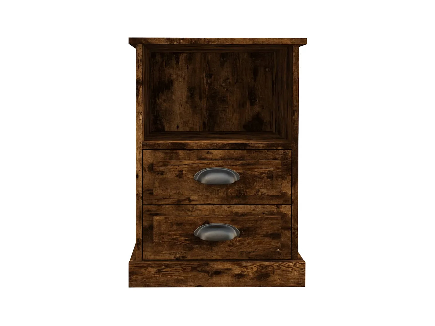 Karly  Table de chevet chêne fumé 43x36x60 cm