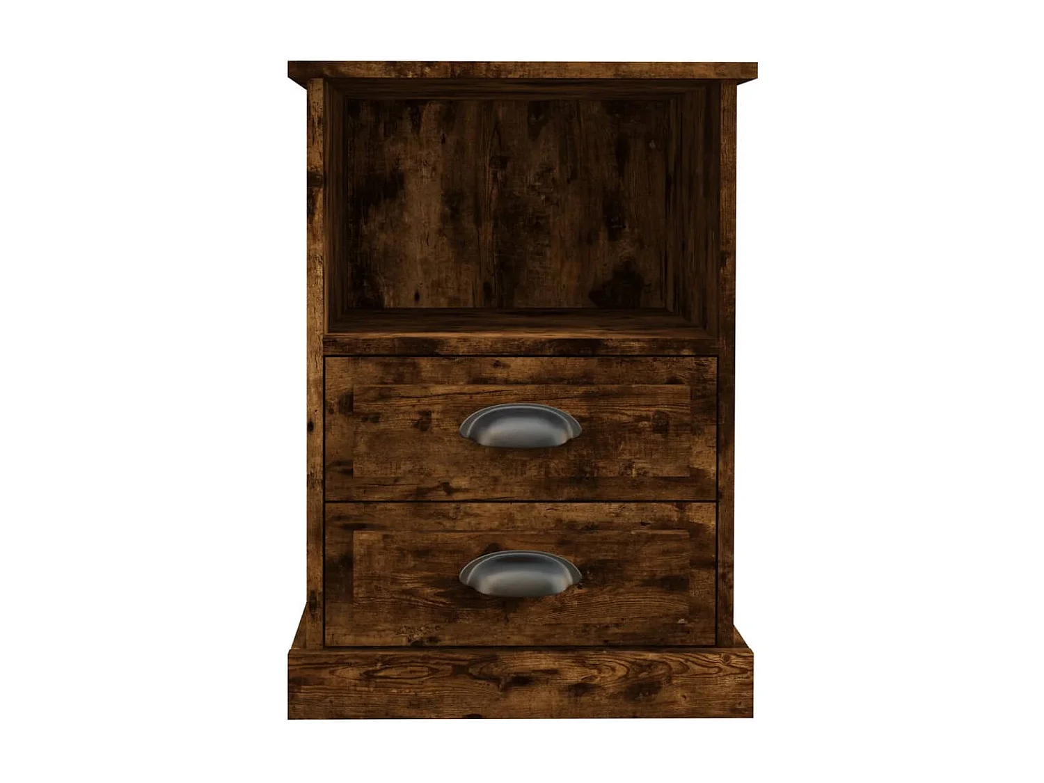 Karly  Table de chevet chêne fumé 43x36x60 cm