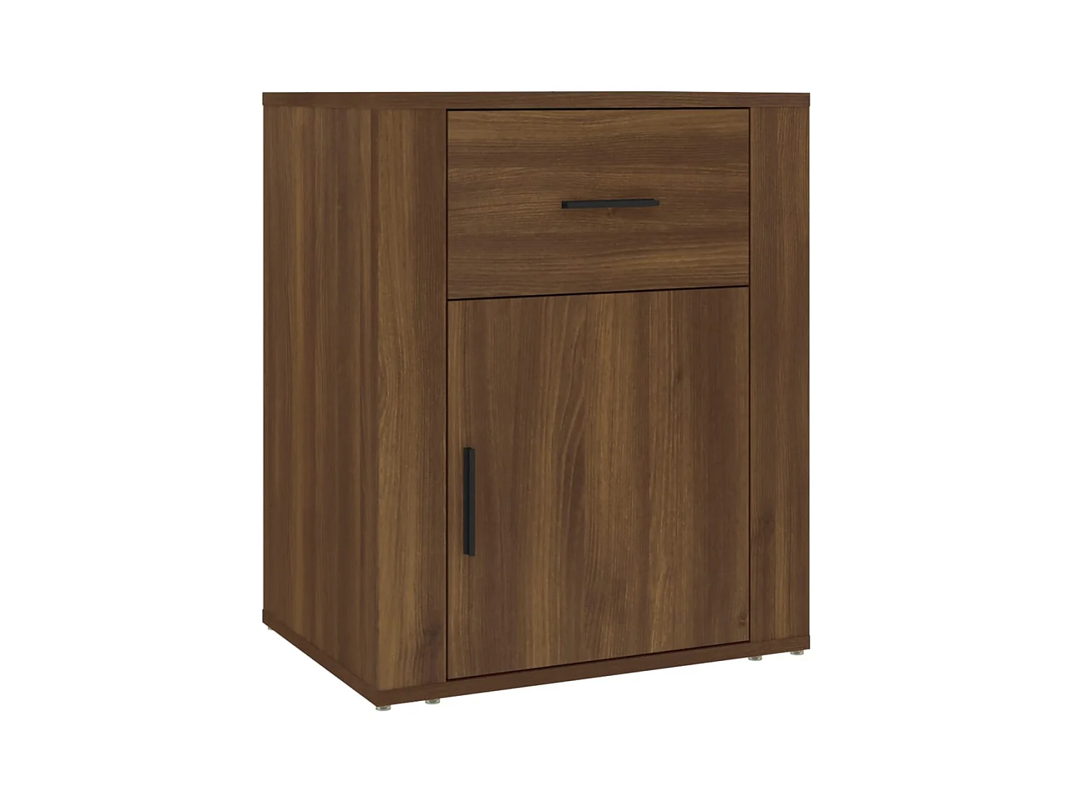 Arkport  Table de chevet Chêne marron 50x36x60 cm Bois d'ingénierie