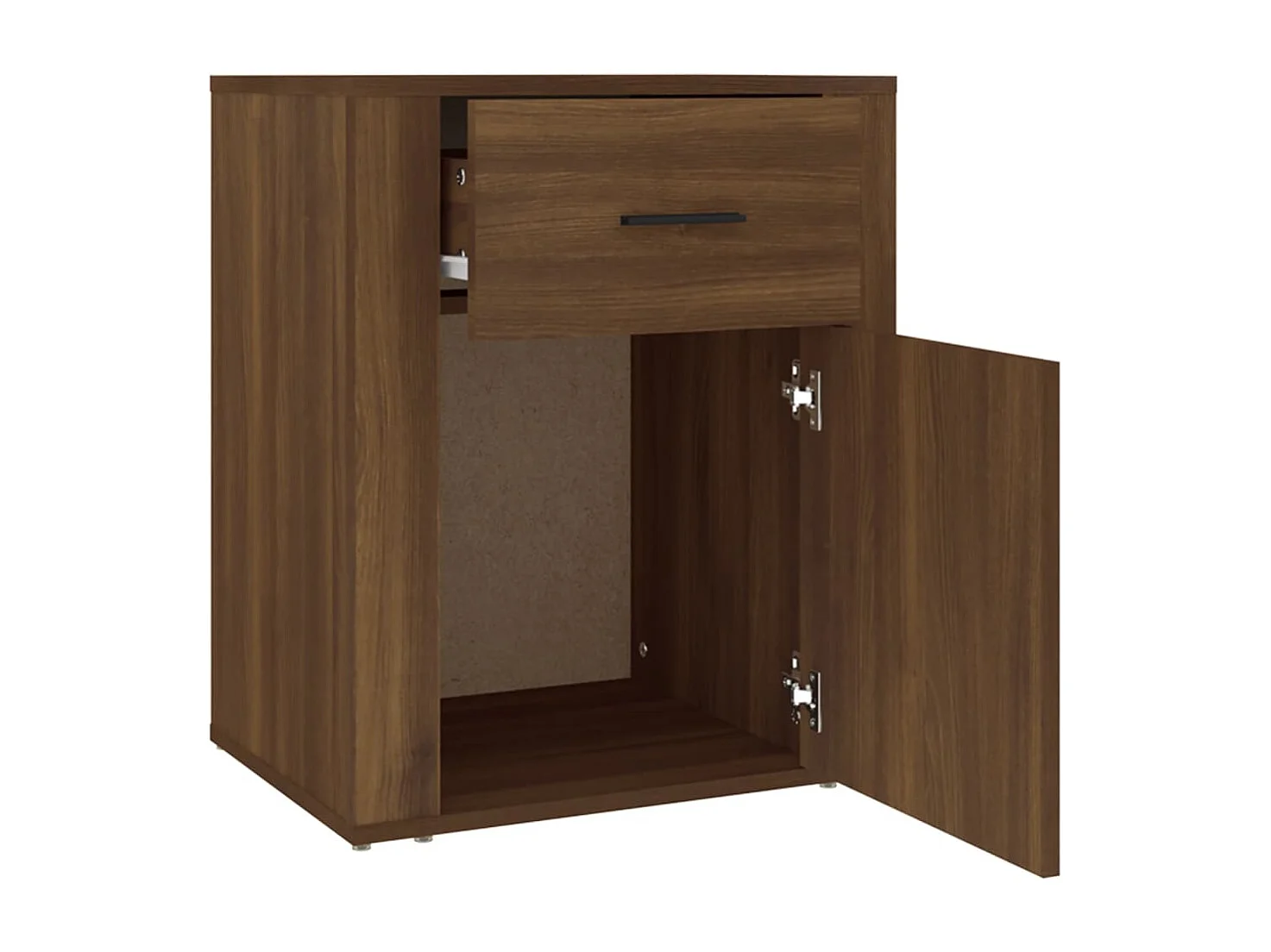 Arkport  Table de chevet Chêne marron 50x36x60 cm Bois d'ingénierie