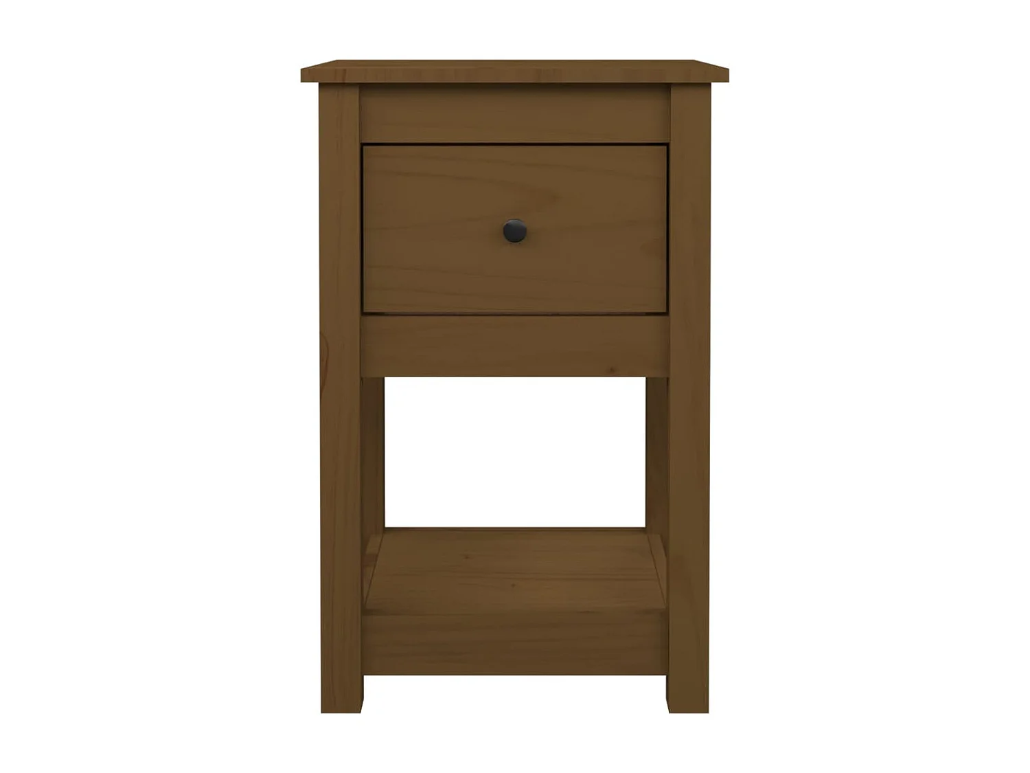 Fourmies  Tables de chevet 2 pcs Marron miel 40x35x61,5 cm Pin solide