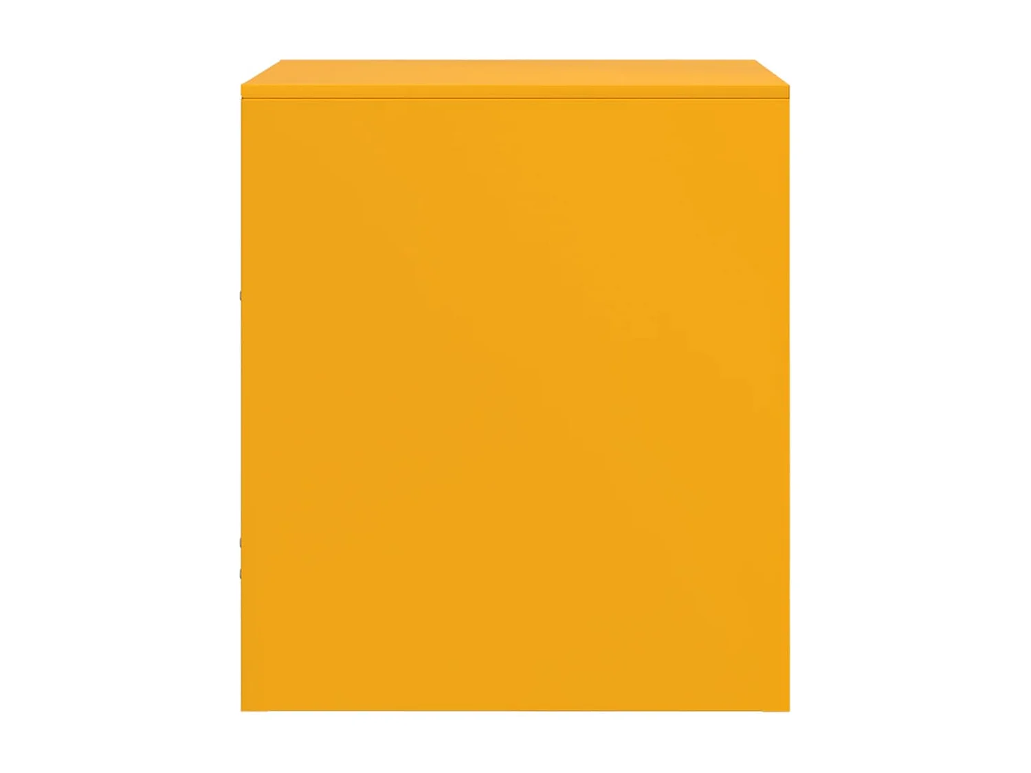 Elthor  Tables de chevet 2 pcs jaune moutarde 34,5x39x44 cm acier