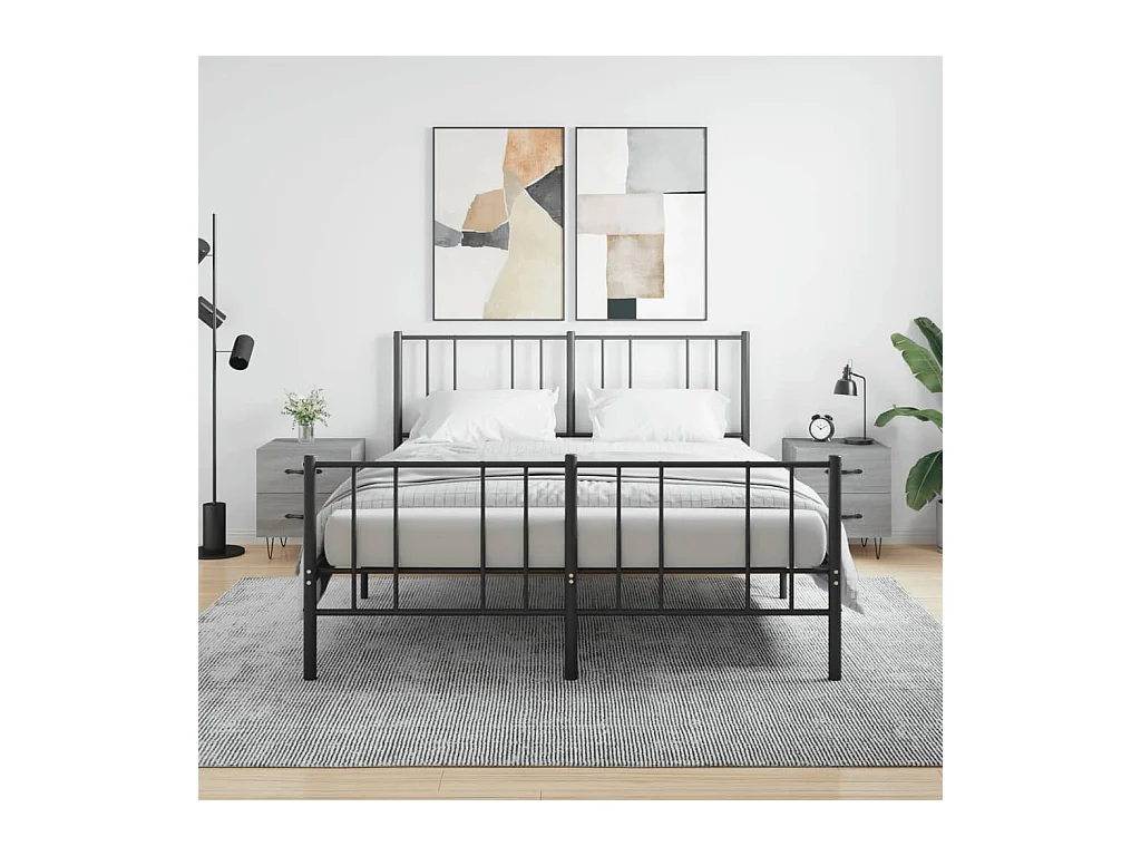 Alameda  Tables de chevet 2 pcs sonoma gris 40x35x47,5 cm