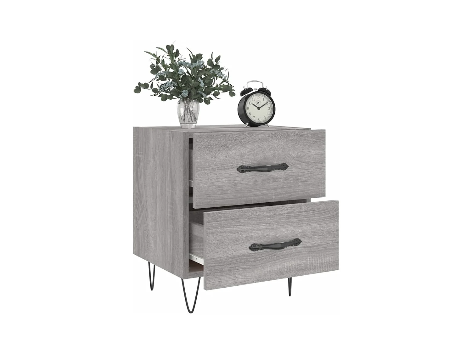 Alameda  Tables de chevet 2 pcs sonoma gris 40x35x47,5 cm