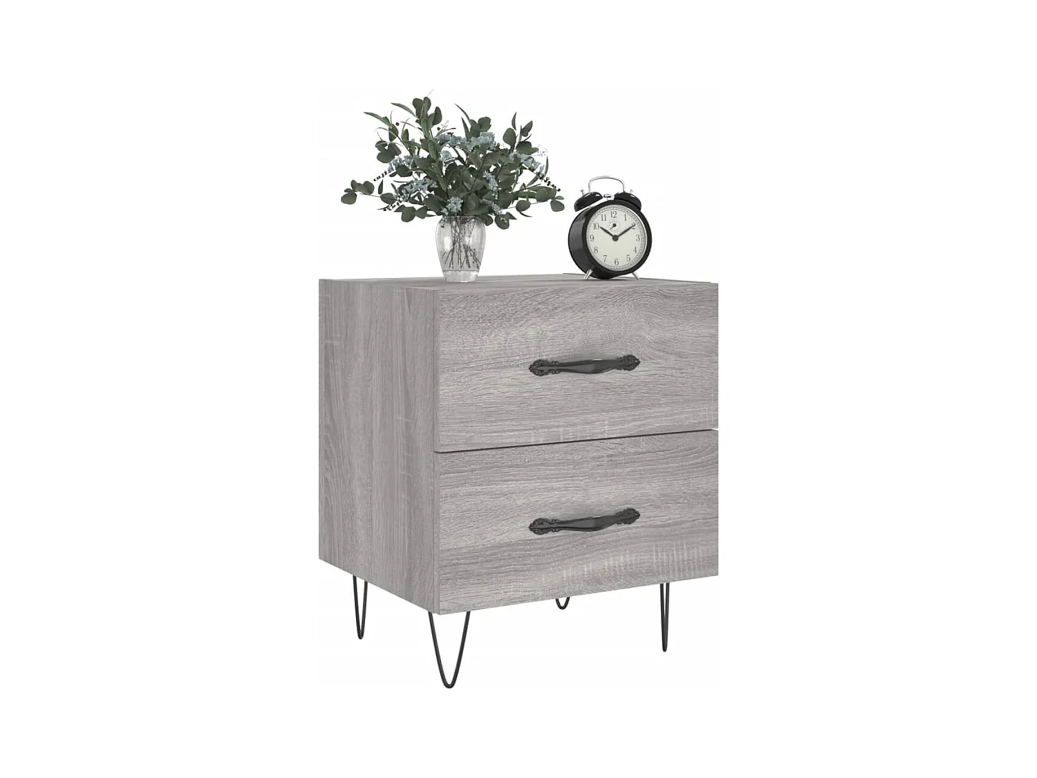 Alameda  Tables de chevet 2 pcs sonoma gris 40x35x47,5 cm