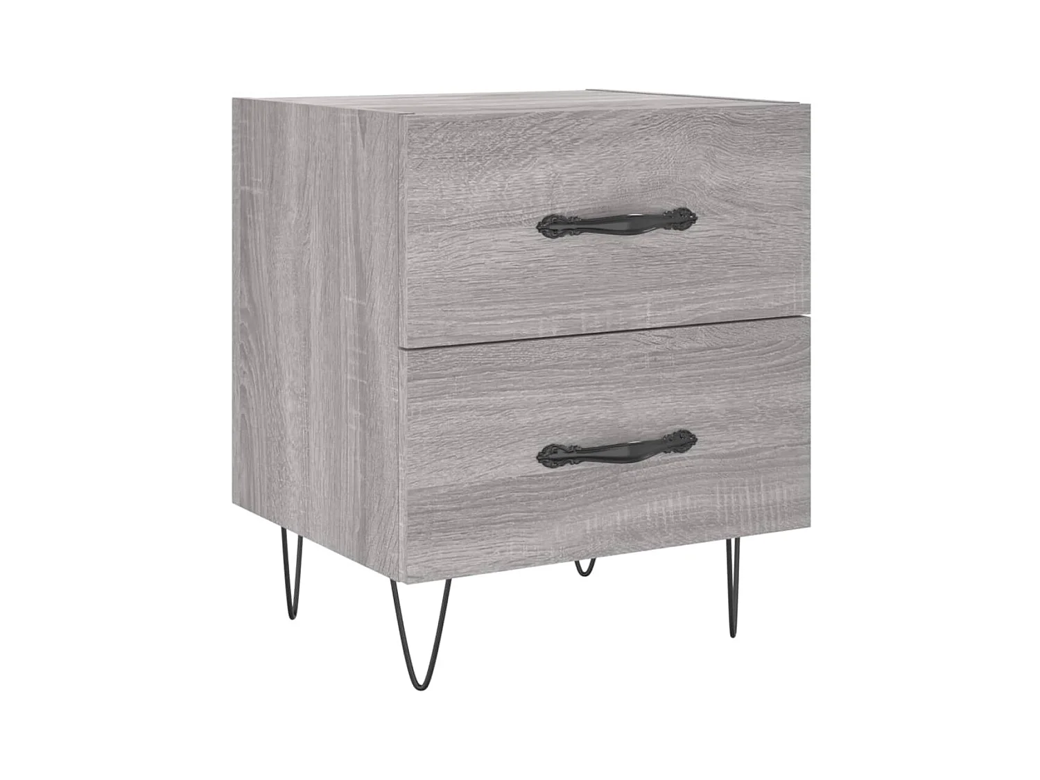 Alameda  Tables de chevet 2 pcs sonoma gris 40x35x47,5 cm
