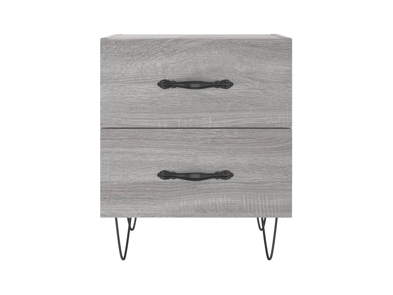 Alameda  Tables de chevet 2 pcs sonoma gris 40x35x47,5 cm