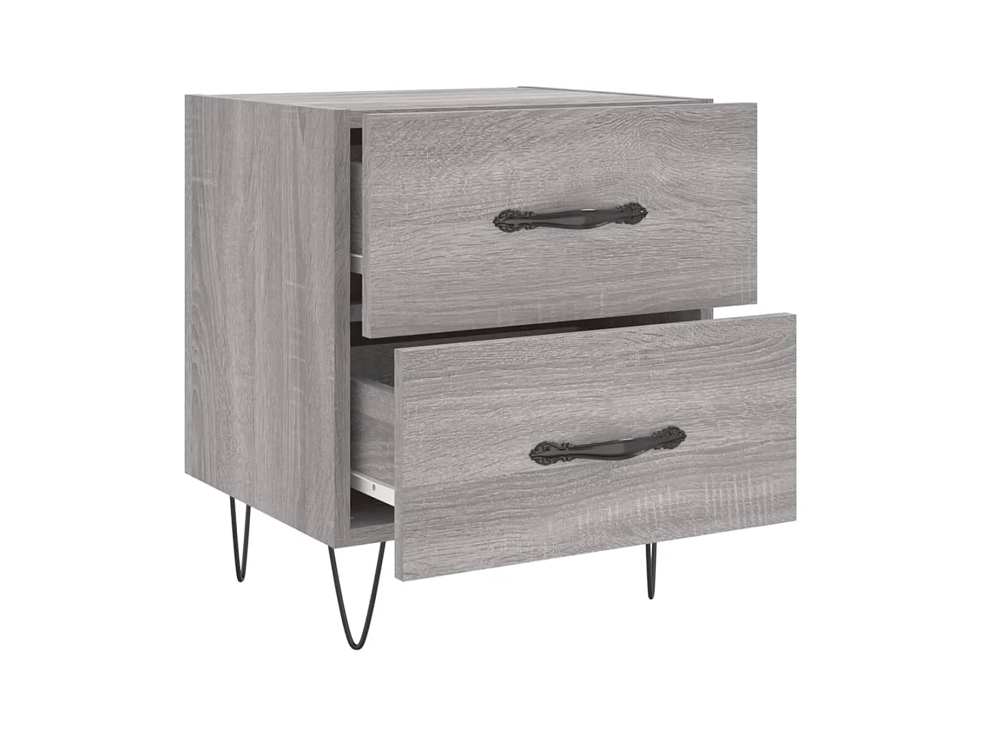 Alameda  Tables de chevet 2 pcs sonoma gris 40x35x47,5 cm