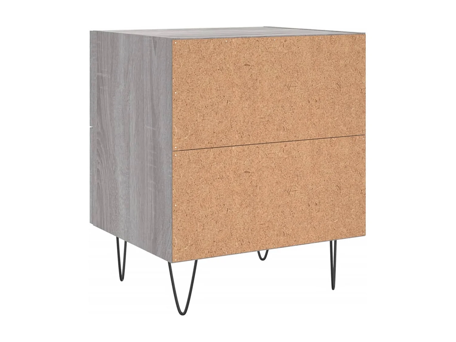 Alameda  Tables de chevet 2 pcs sonoma gris 40x35x47,5 cm