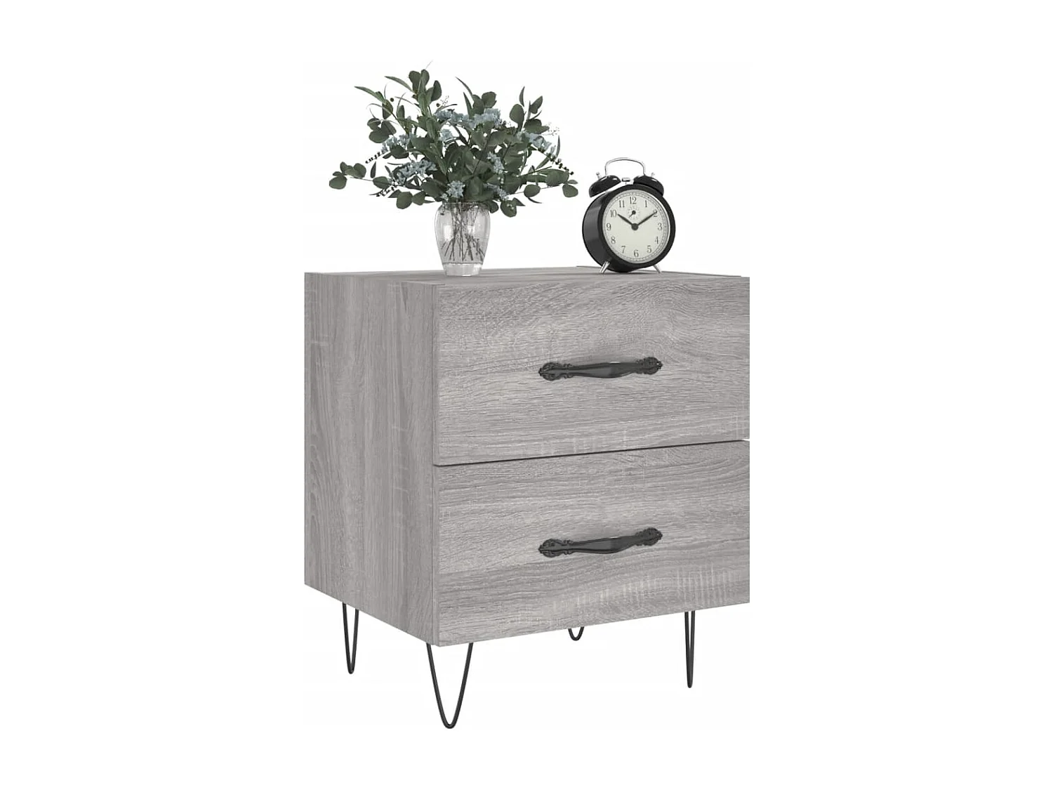 Alameda  Tables de chevet 2 pcs sonoma gris 40x35x47,5 cm