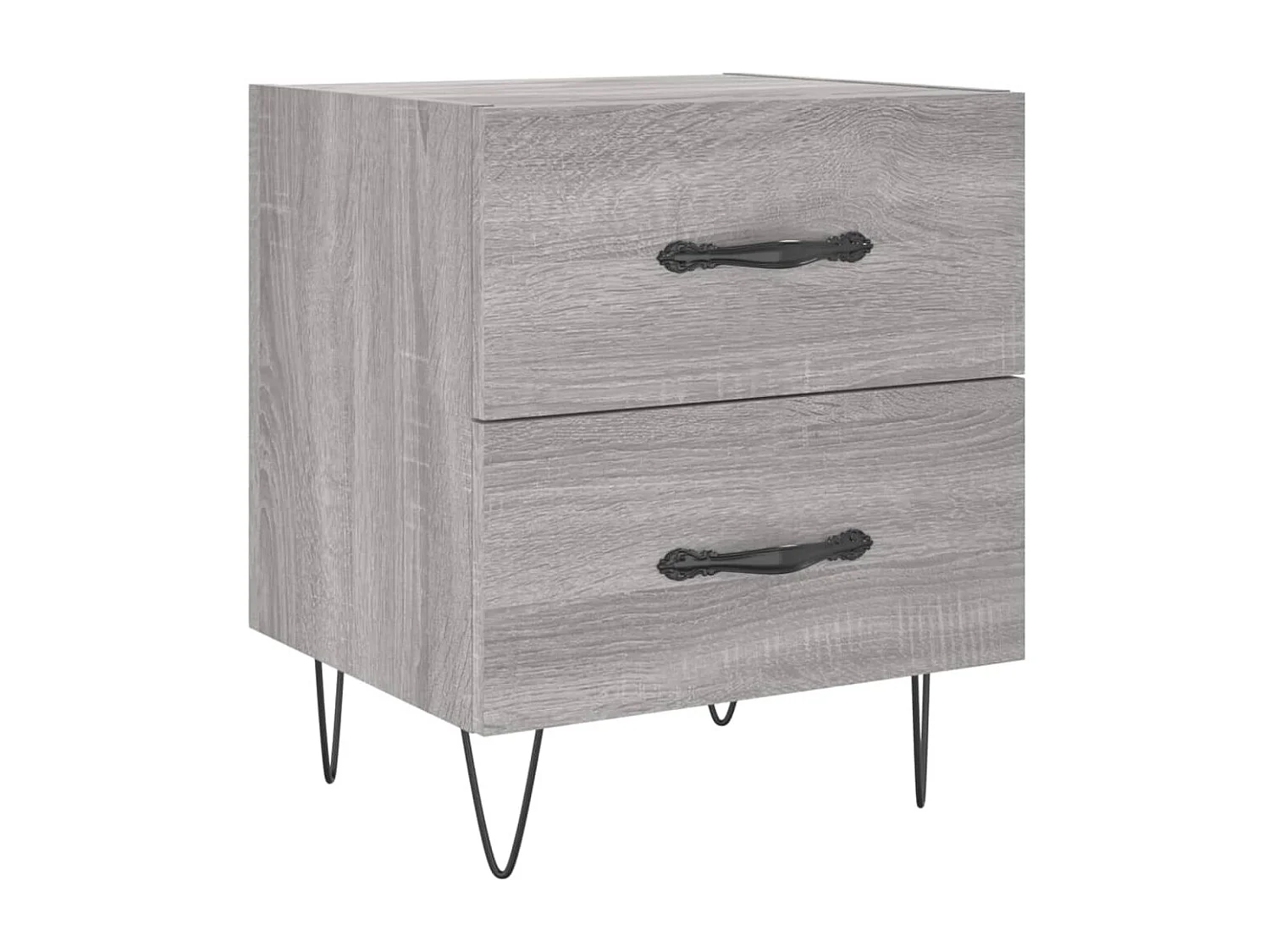 Alameda  Tables de chevet 2 pcs sonoma gris 40x35x47,5 cm