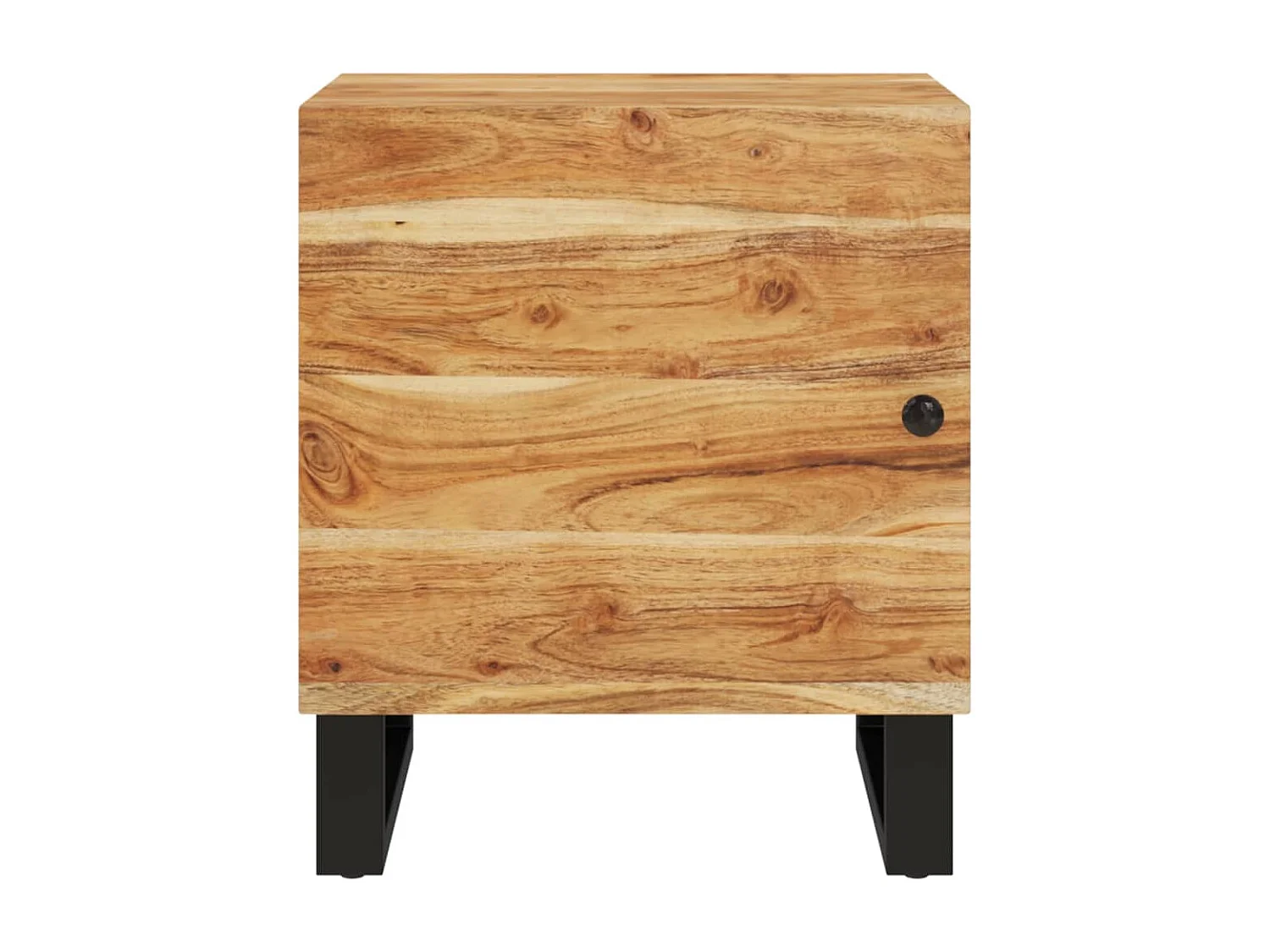 Tanja  Tables de chevet 2 pcs 40x33x46 cm Bois d'acacia massif