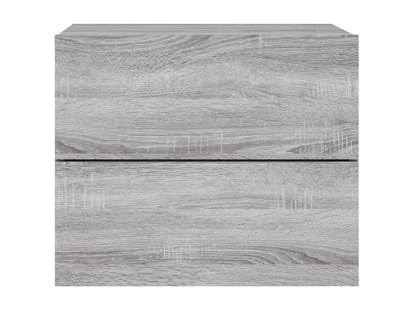 Prolenta Premium -  Tables de chevet murales avec lumières LED 2 pcs sonoma gris