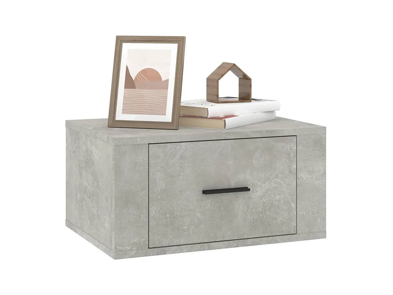 Culpeper  Tables de chevet murales 2 pcs Gris béton 50x36x25 cm