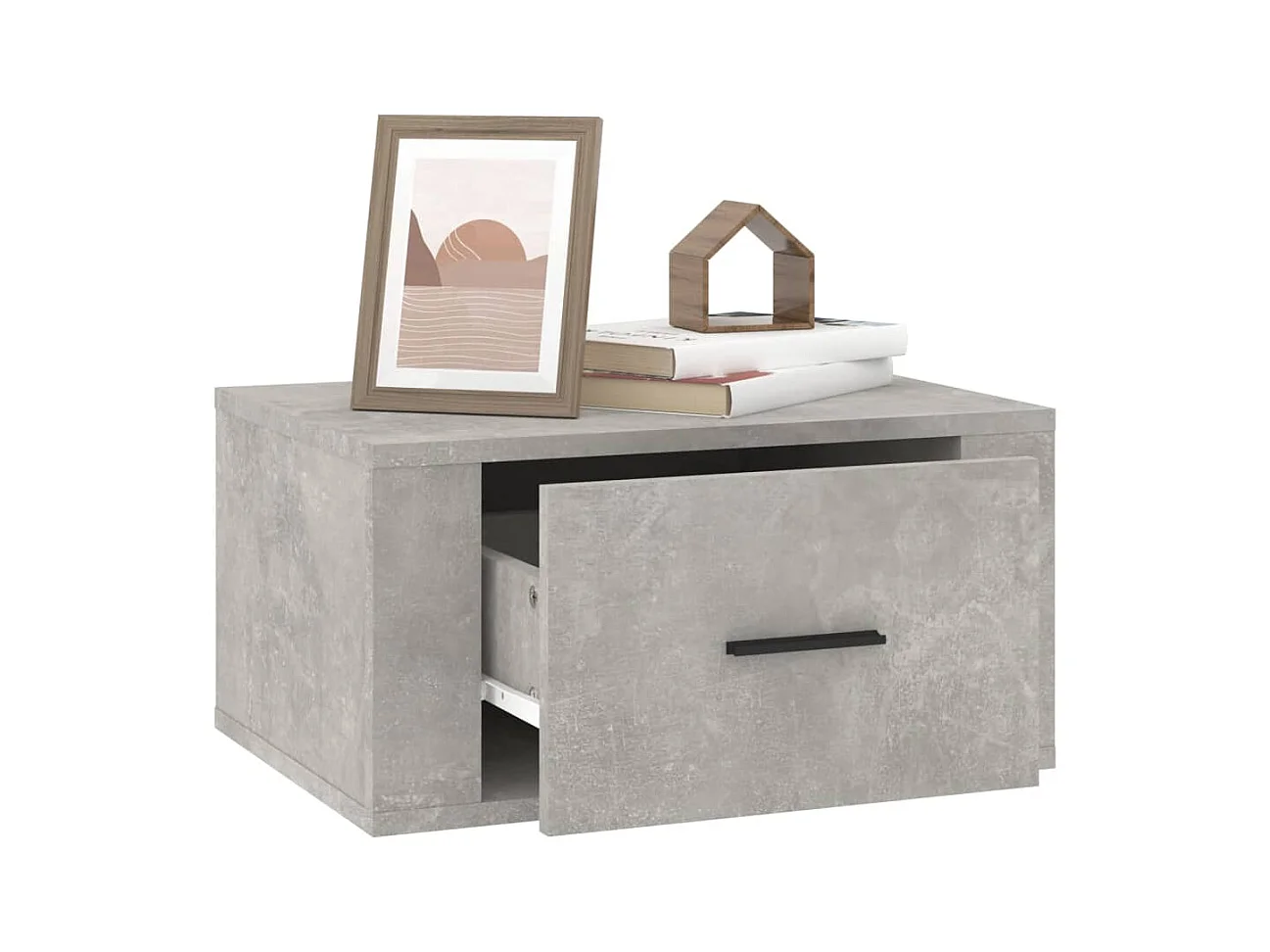 Culpeper  Tables de chevet murales 2 pcs Gris béton 50x36x25 cm