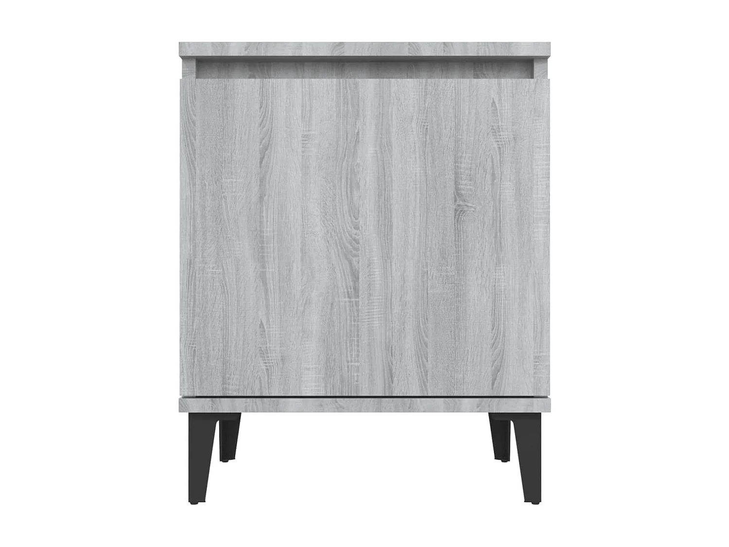 Council Bluffs  Table de chevet avec pieds en métal Sonoma gris 40x30x50 cm