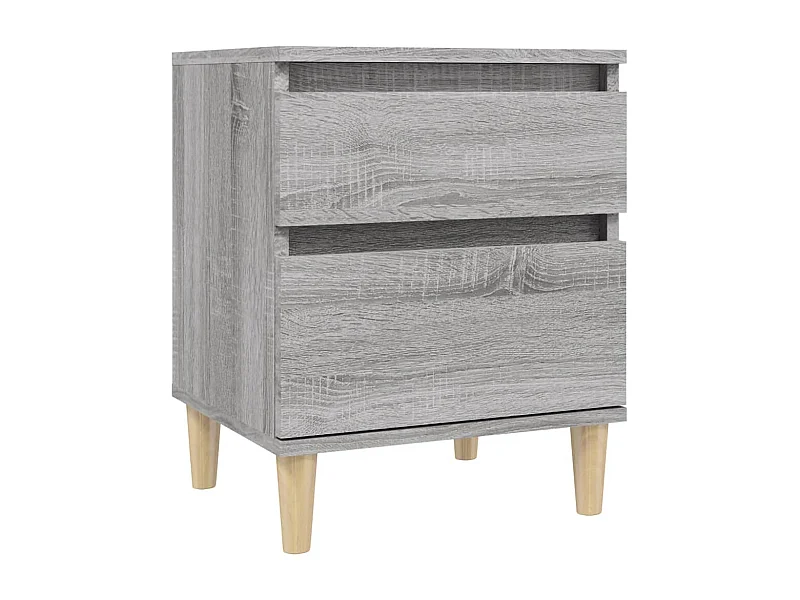 Montmorency  Table de chevet Sonoma gris 40x35x50 cm