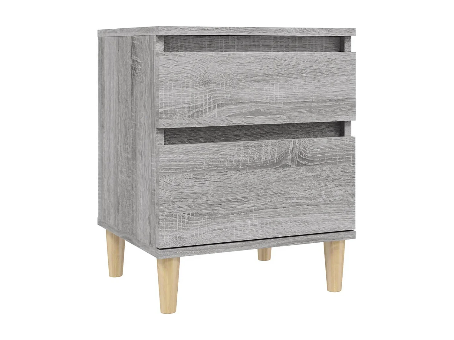 Montmorency  Table de chevet Sonoma gris 40x35x50 cm
