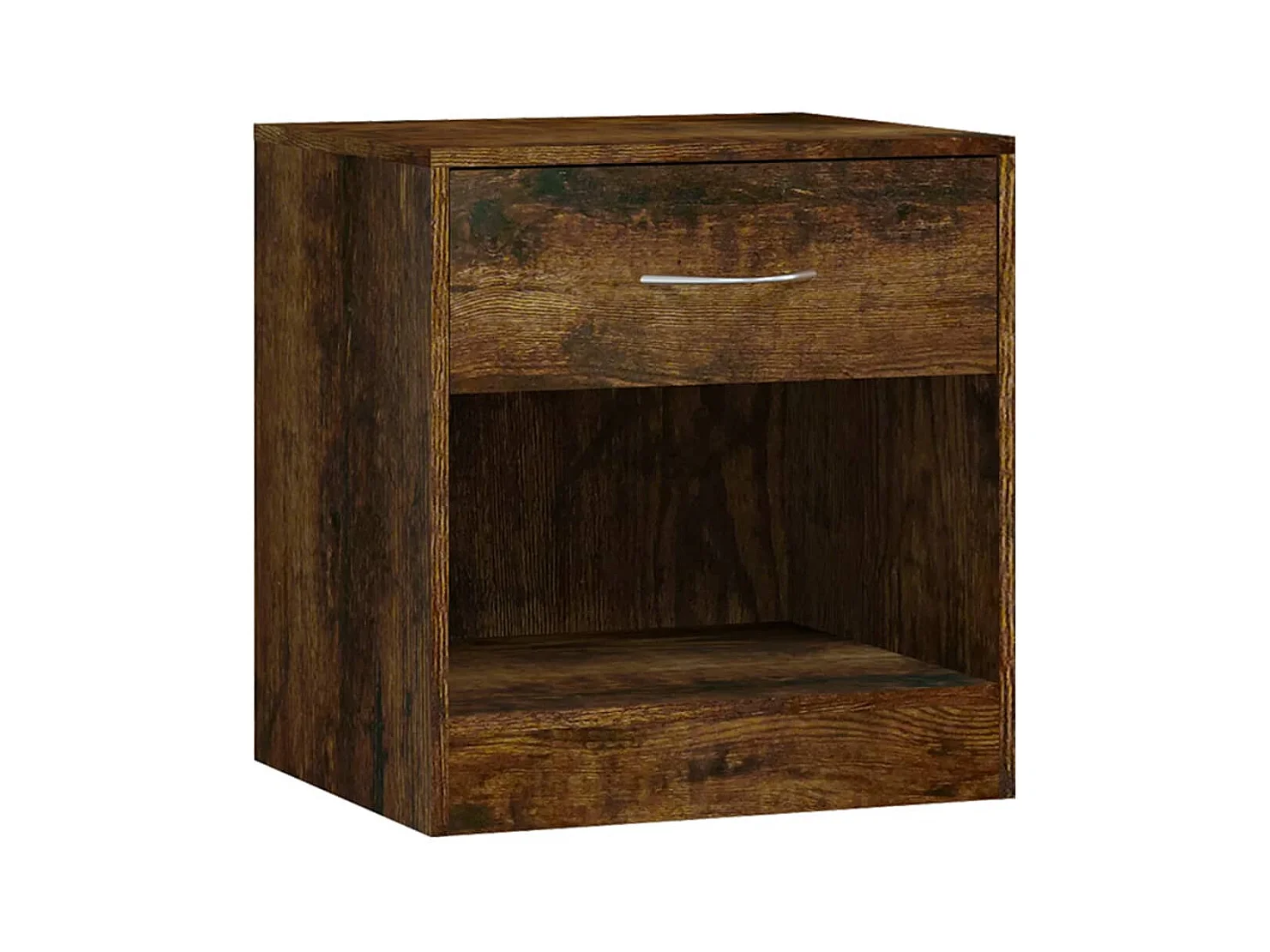 Gralina  Tables de chevet 2 pcs avec tiroir Chêne fumé