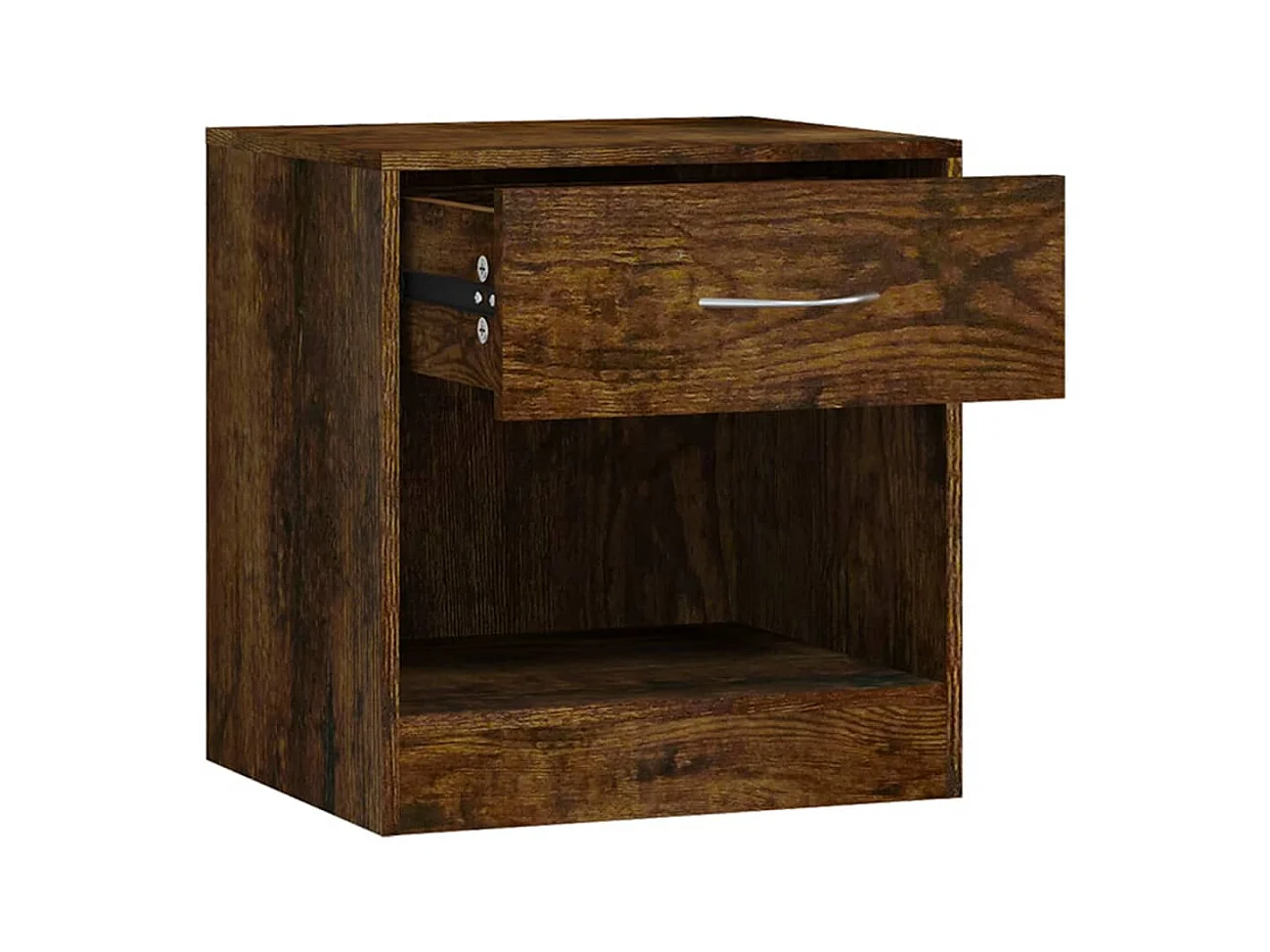 Gralina  Tables de chevet 2 pcs avec tiroir Chêne fumé