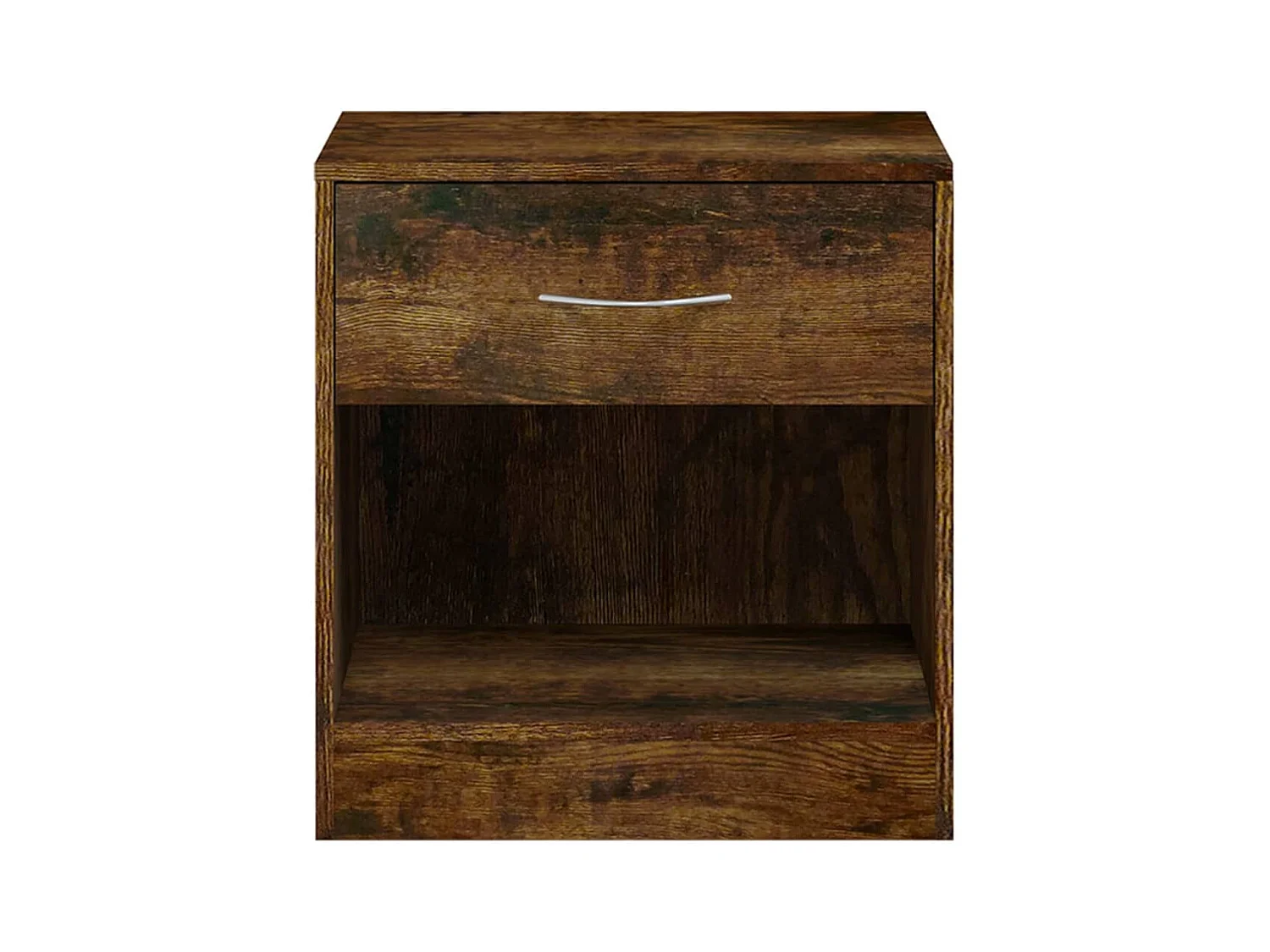 Gralina  Tables de chevet 2 pcs avec tiroir Chêne fumé