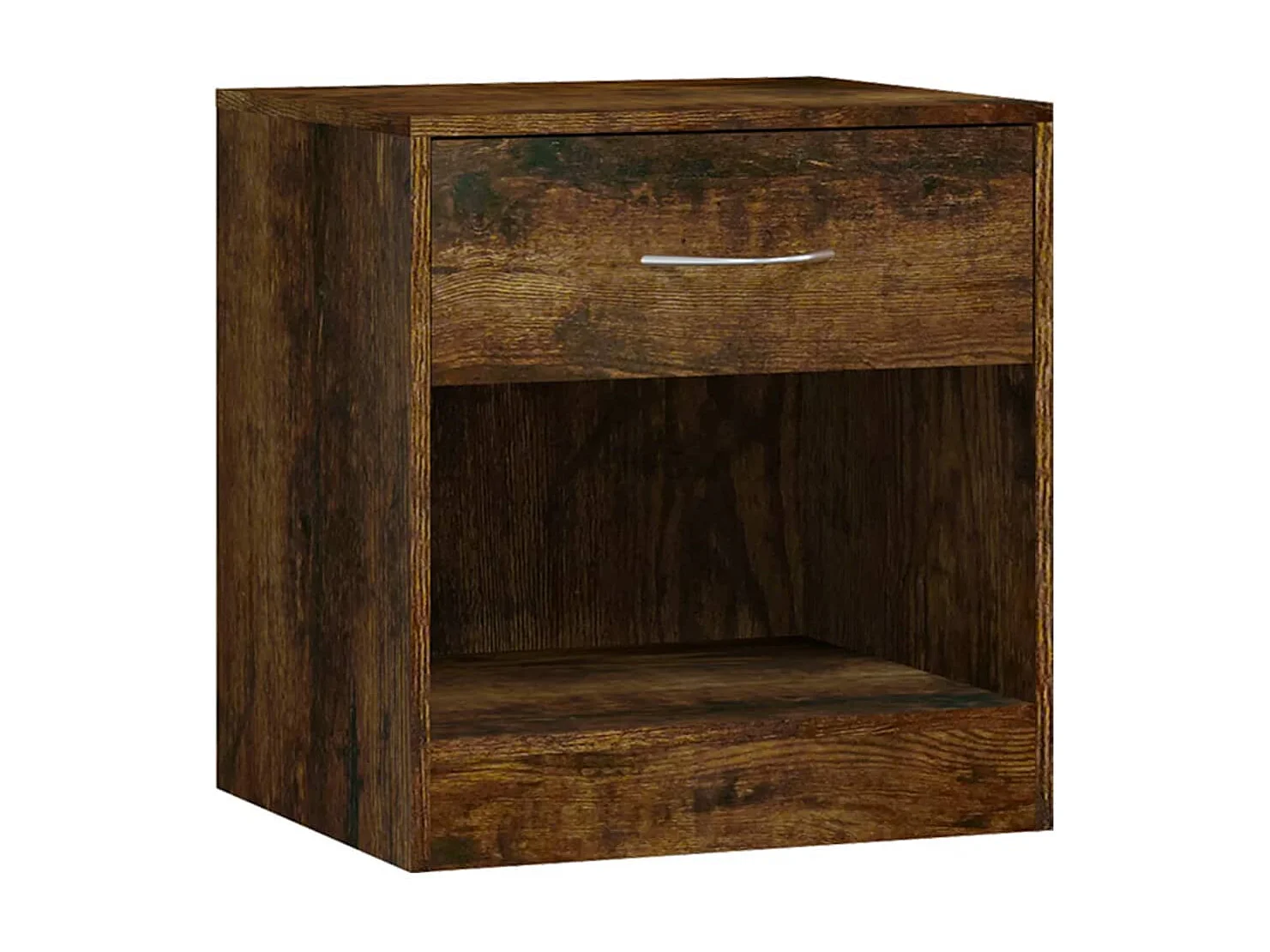 Gralina  Tables de chevet 2 pcs avec tiroir Chêne fumé