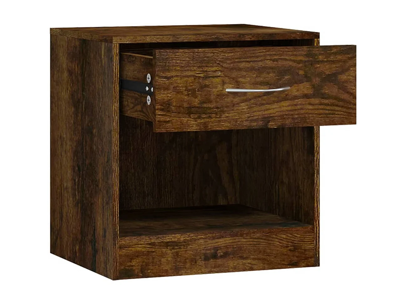 Gralina  Tables de chevet 2 pcs avec tiroir Chêne fumé