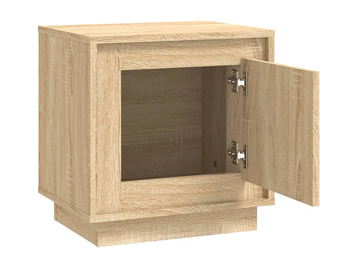 Jordy  Table de chevet chêne sonoma 44x35x45 cm bois d'ingénierie