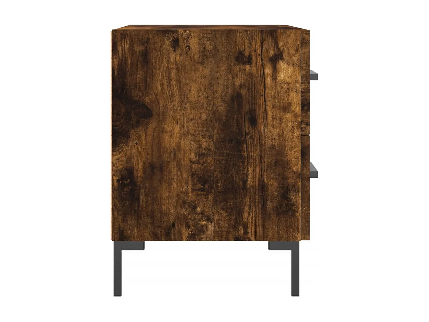 Myrion  Tables de chevet 2pcs chêne fumé 40x35x47,5cm bois d’ingénierie