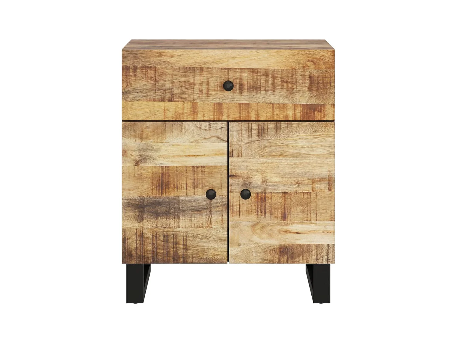 Bondy  Table de chevet 50x33x60 cm Bois de manguier et d'ingénierie