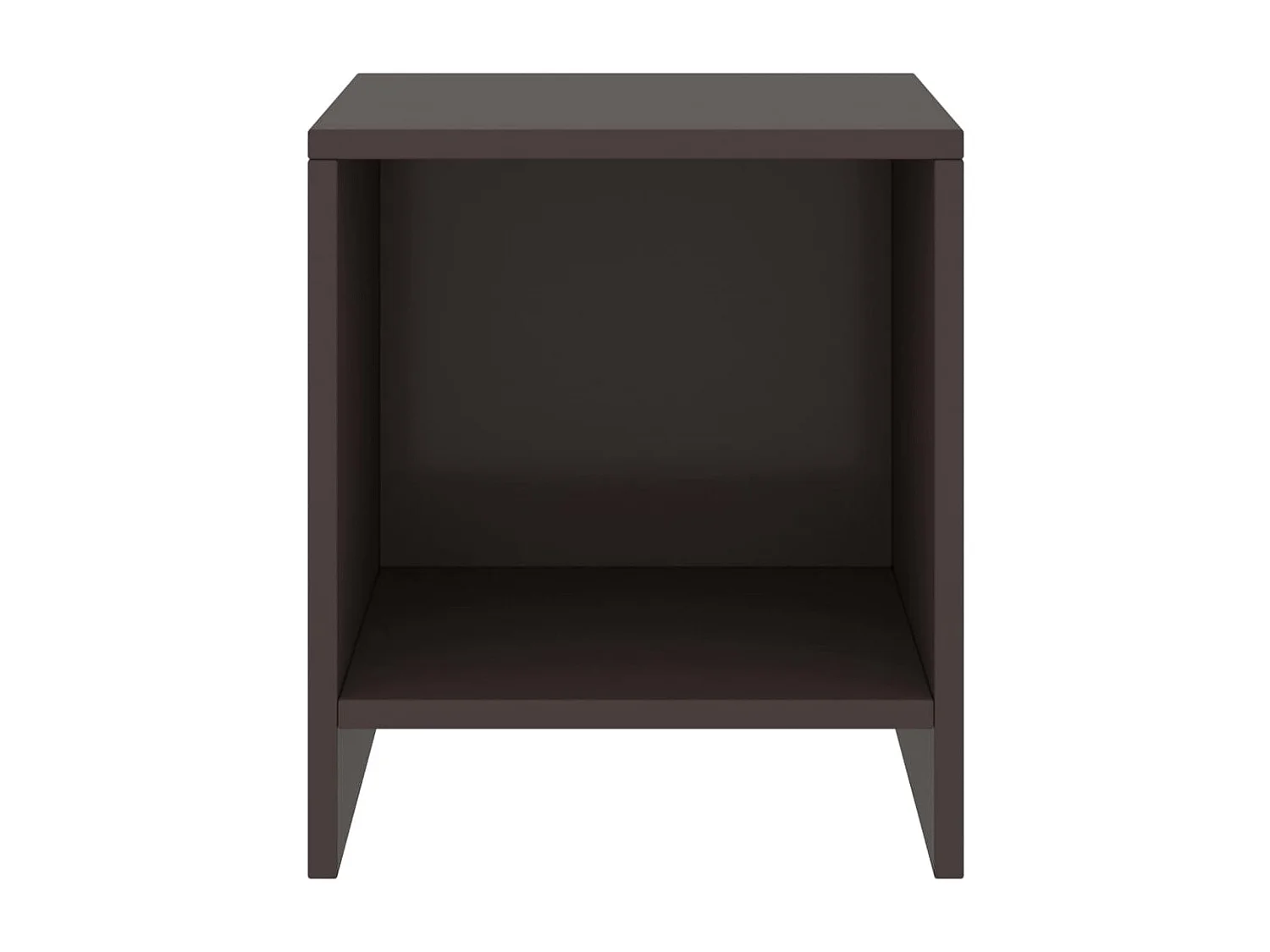 Snorfin  Nachttische 2 Stk. Dunkelbraun 35x30x40 cm Kiefer Massivholz