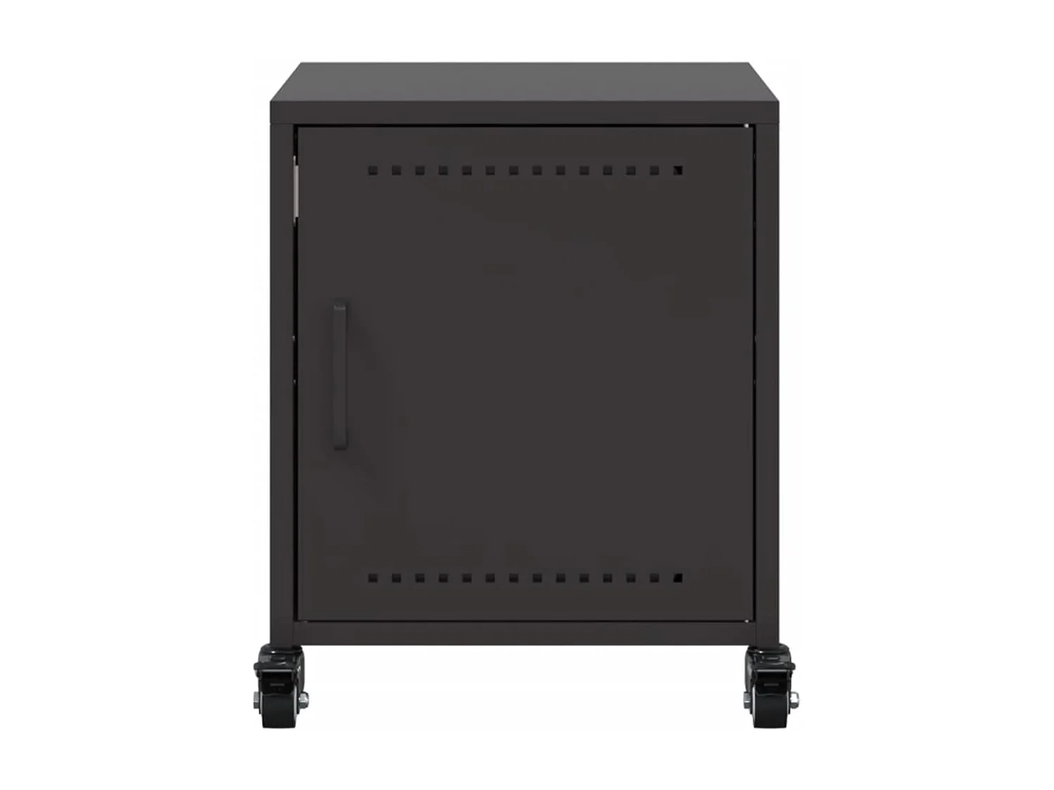 Crestline  Table de chevet noir 36x39x43,5 cm acier