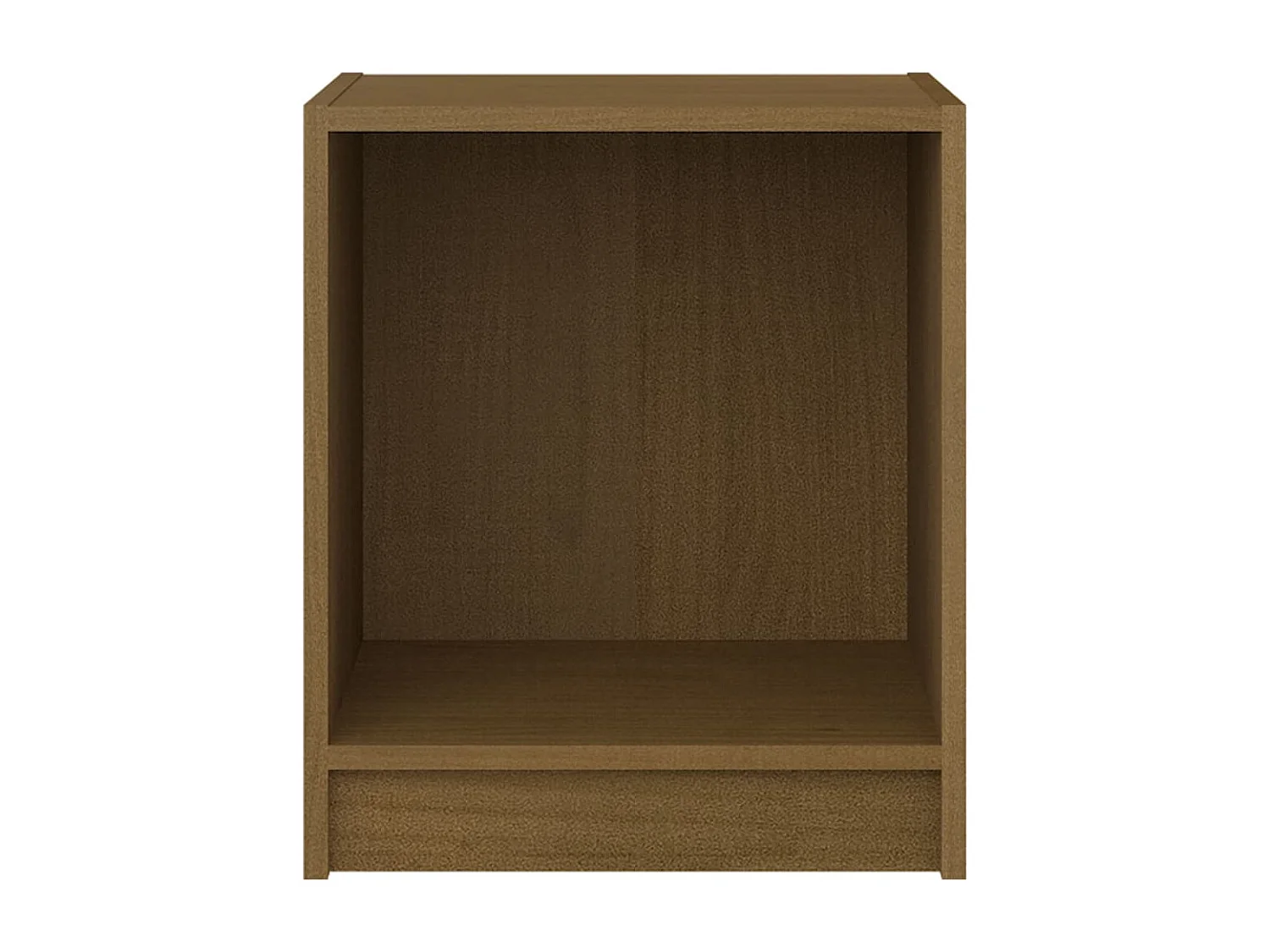 Liam Kyle  Tables de chevet 2 pcs Marron miel 35,5x33,5x41,5 cm Pin massif