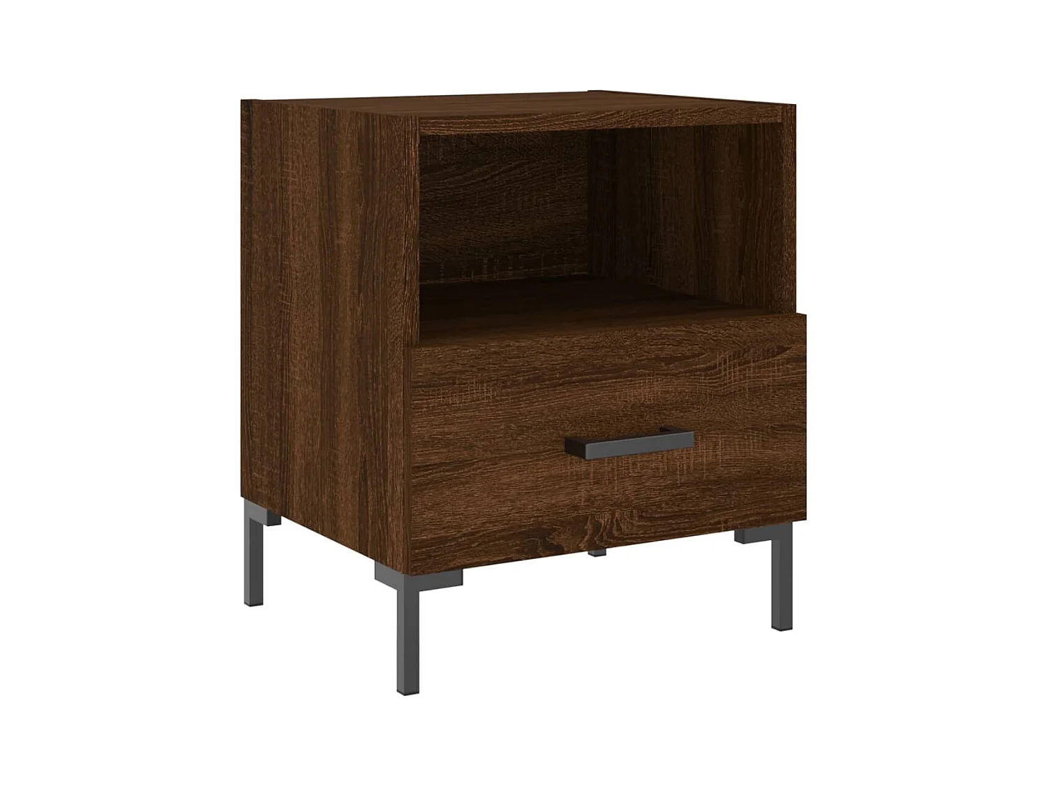 Paul-Henri  Tables de chevet 2 pcs chêne marron 40x35x47,5 cm