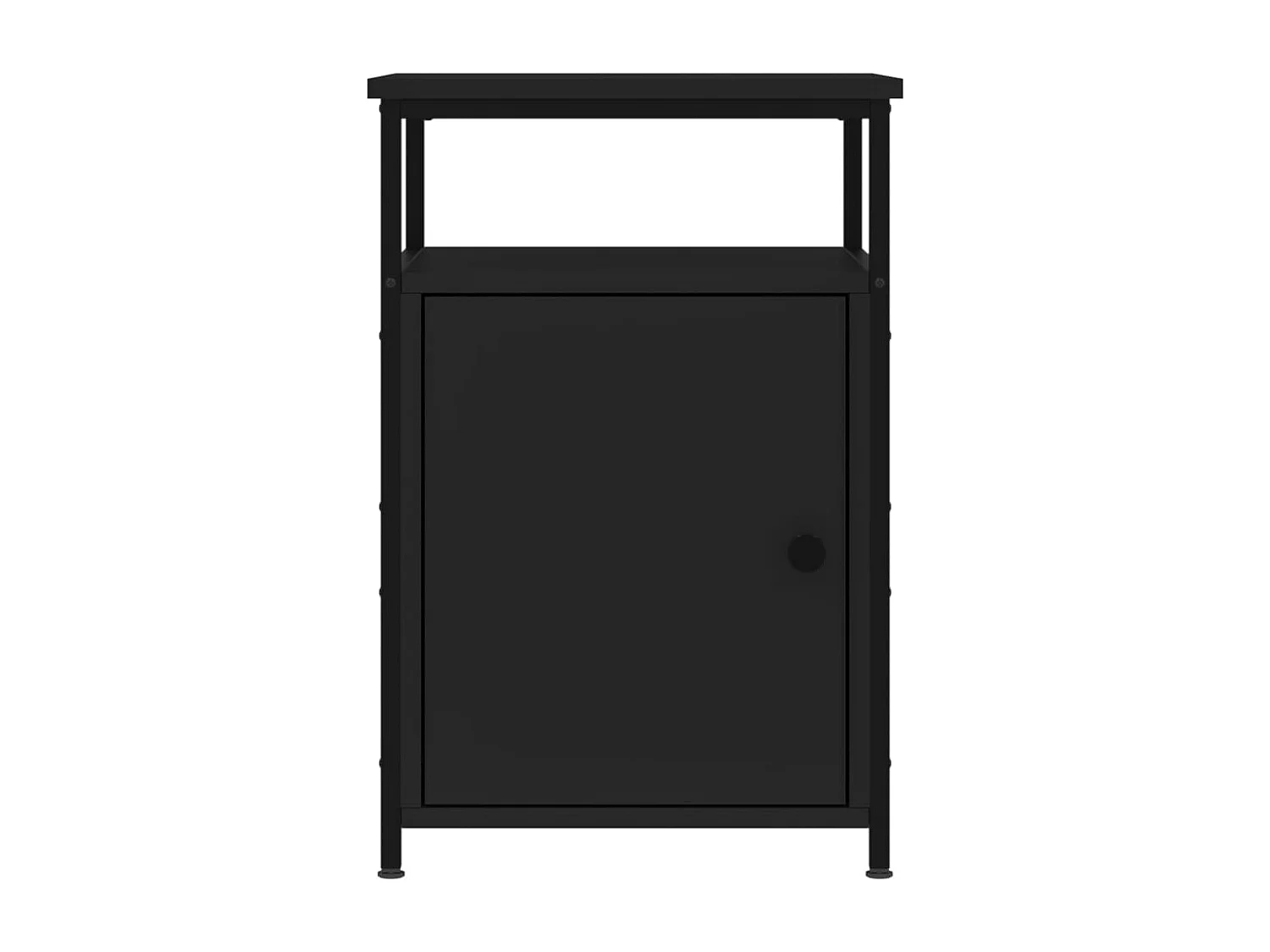 Alfred Ray  Tables de chevet 2 pcs noir 40x42x60 cm bois d'ingénierie