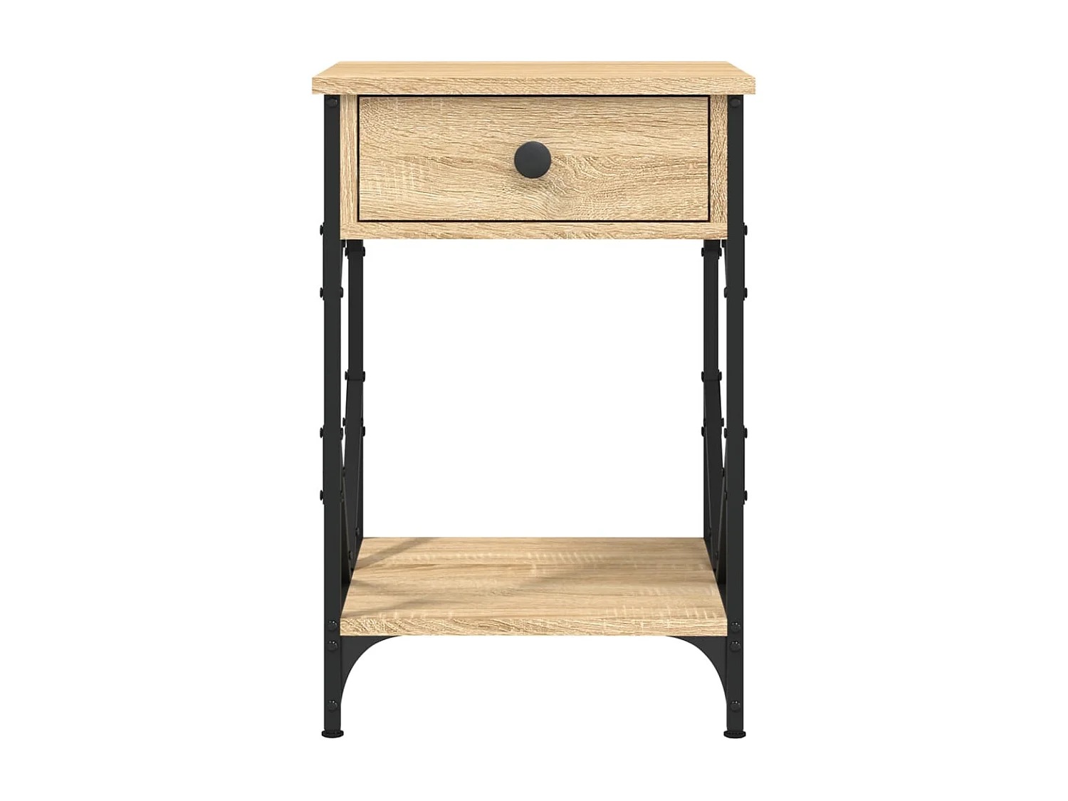 Elaya  Comodini 2 pz Rovere Sonoma 40x42x60 cm in Legno Multistrato